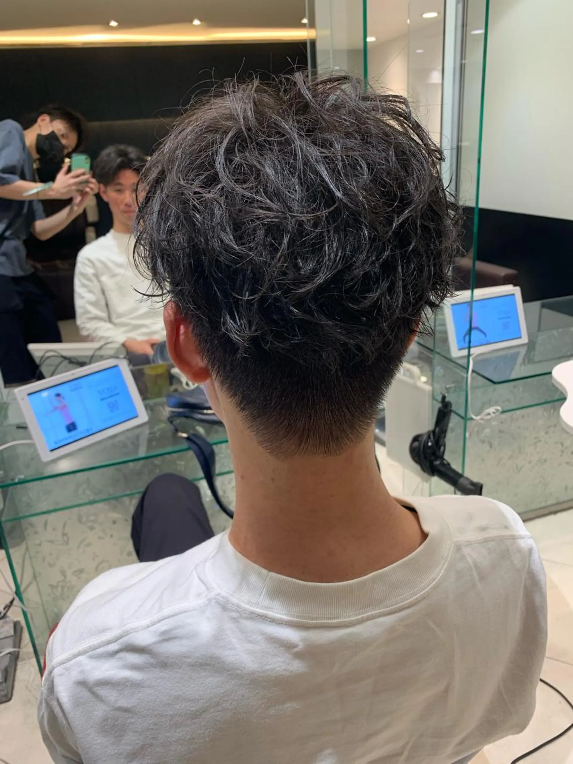 メンズ カット パーマ トリートメント ヘアセット ✨上村 潤平✨メンズヘア✨のヘアスタイル