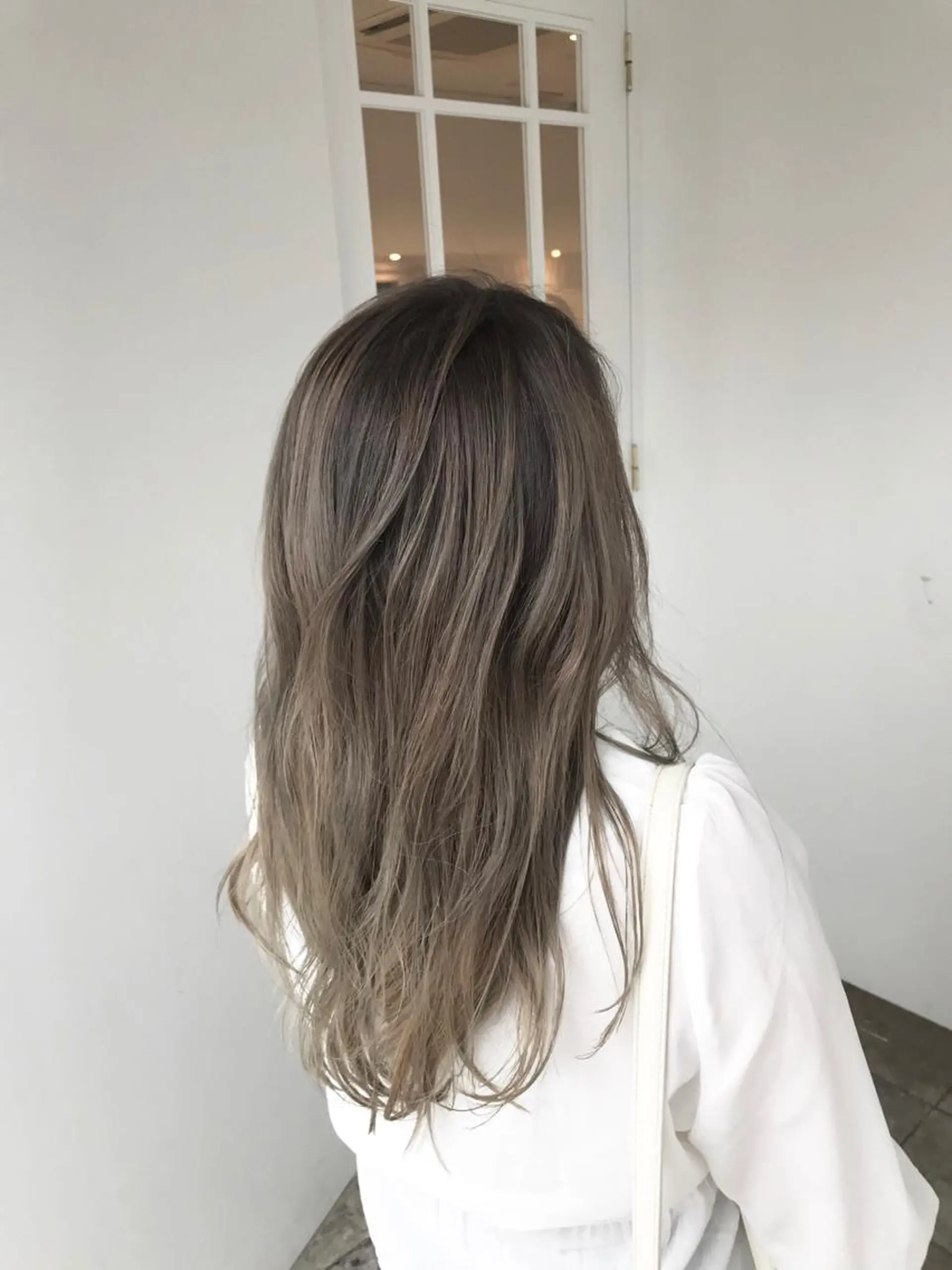 ロング カラー バレイヤージュ レイヤーカット カット ヘアカラー ボブ/ハイトーン 立川loose 下田のヘアスタイル