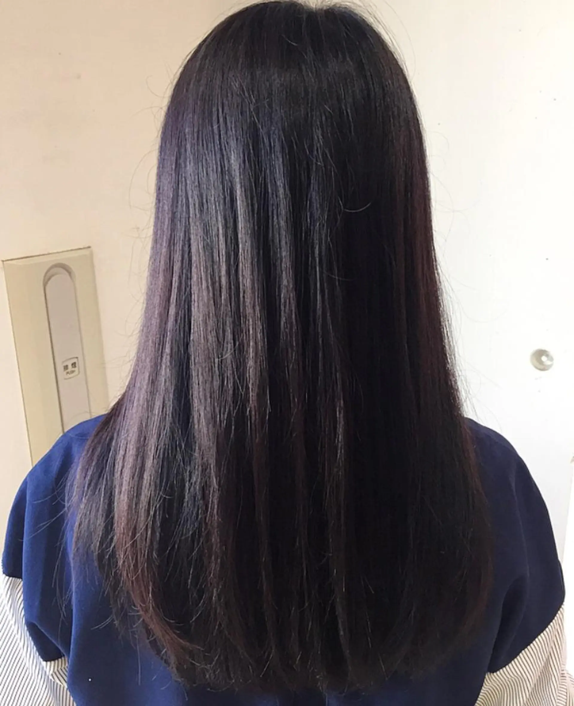 ロング カラー 脱白髪染め美容師 竹内涼乃のヘアスタイル