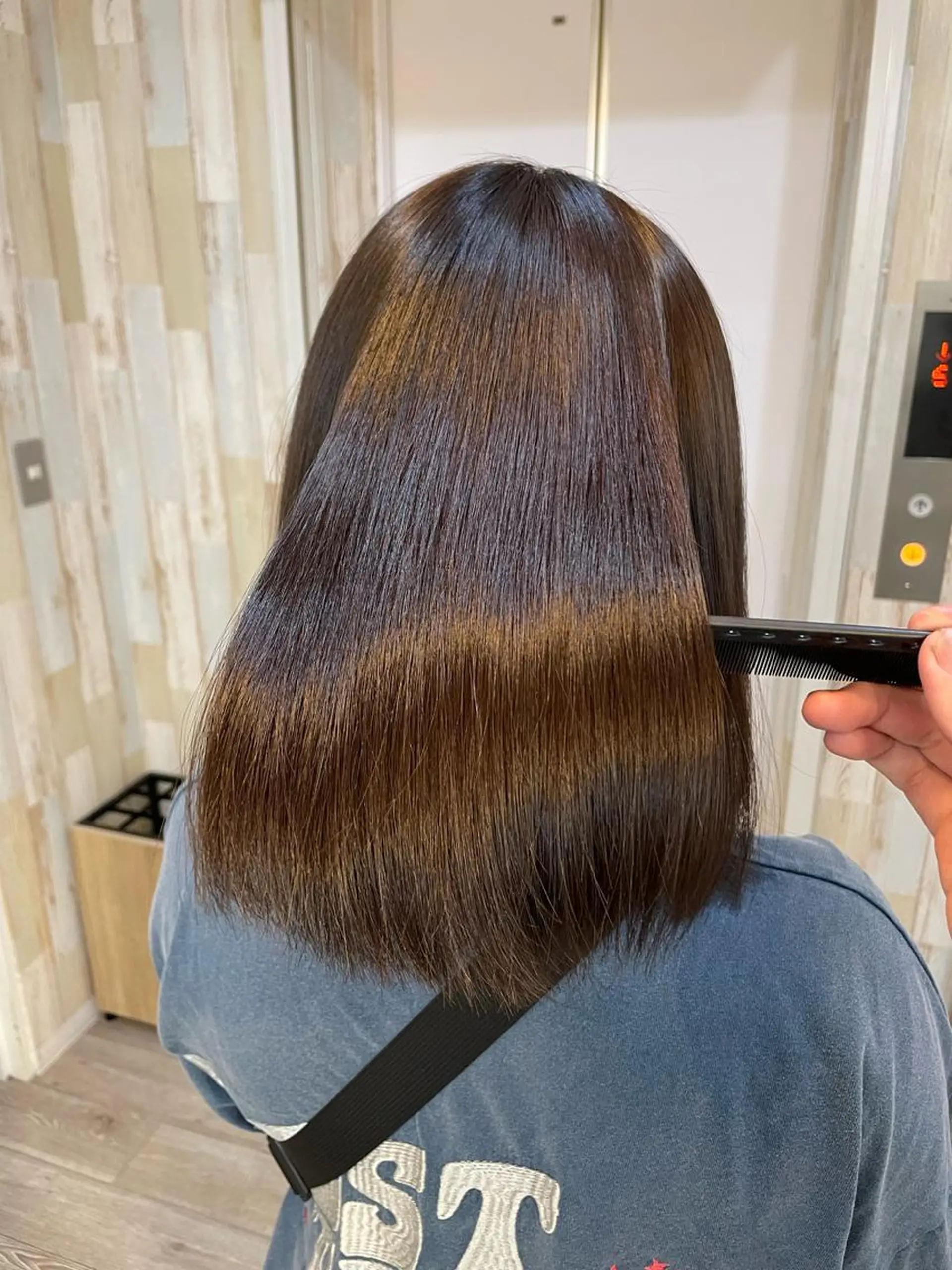 ミディアム カラー 髪質改善 トリートメント HIKARU副店長/ ✨️髪質改善のヘアスタイル