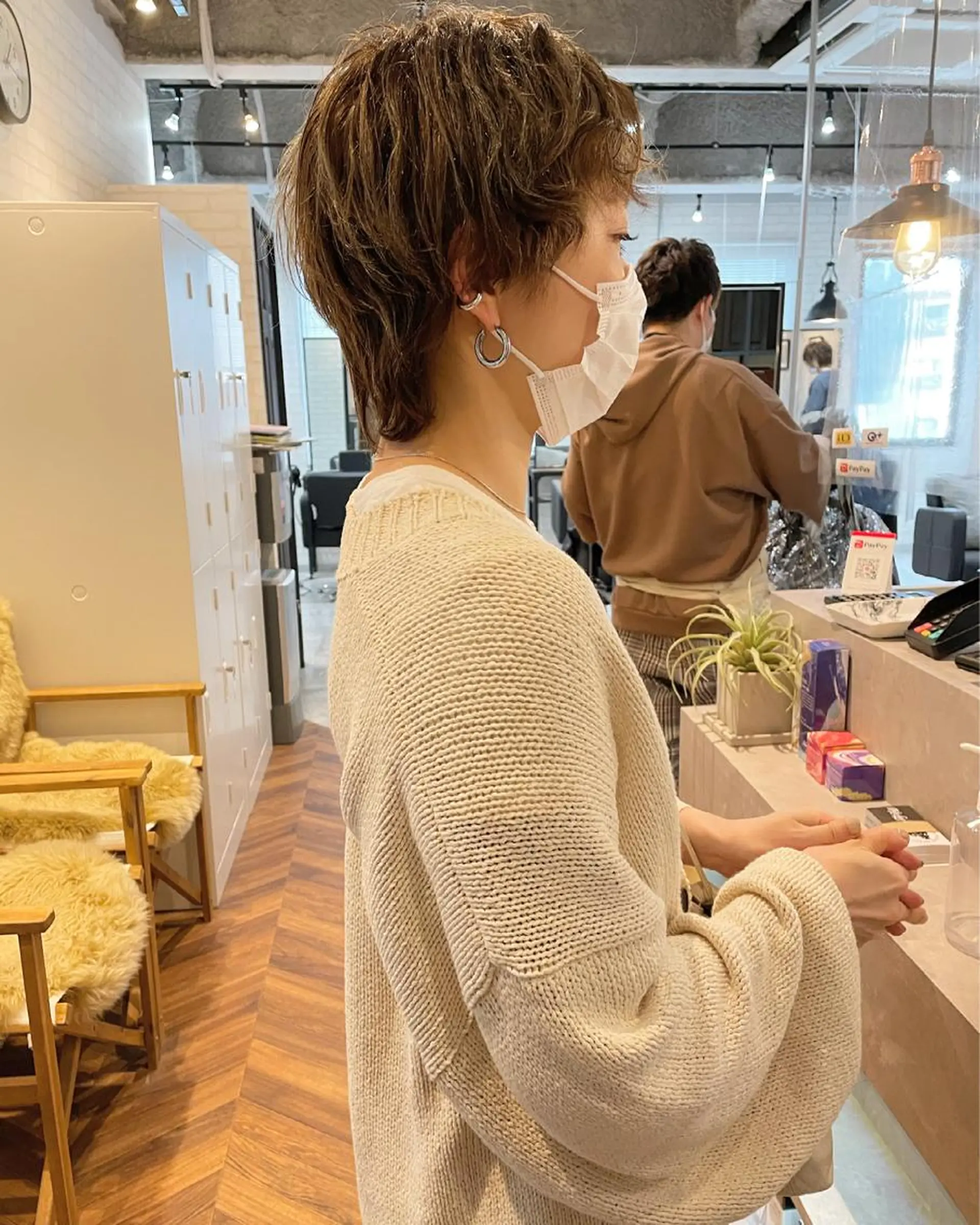 カラー ベージュカラー ヘアカラー レイヤー/ボブ/ 顔周り/yukinaのヘアスタイル