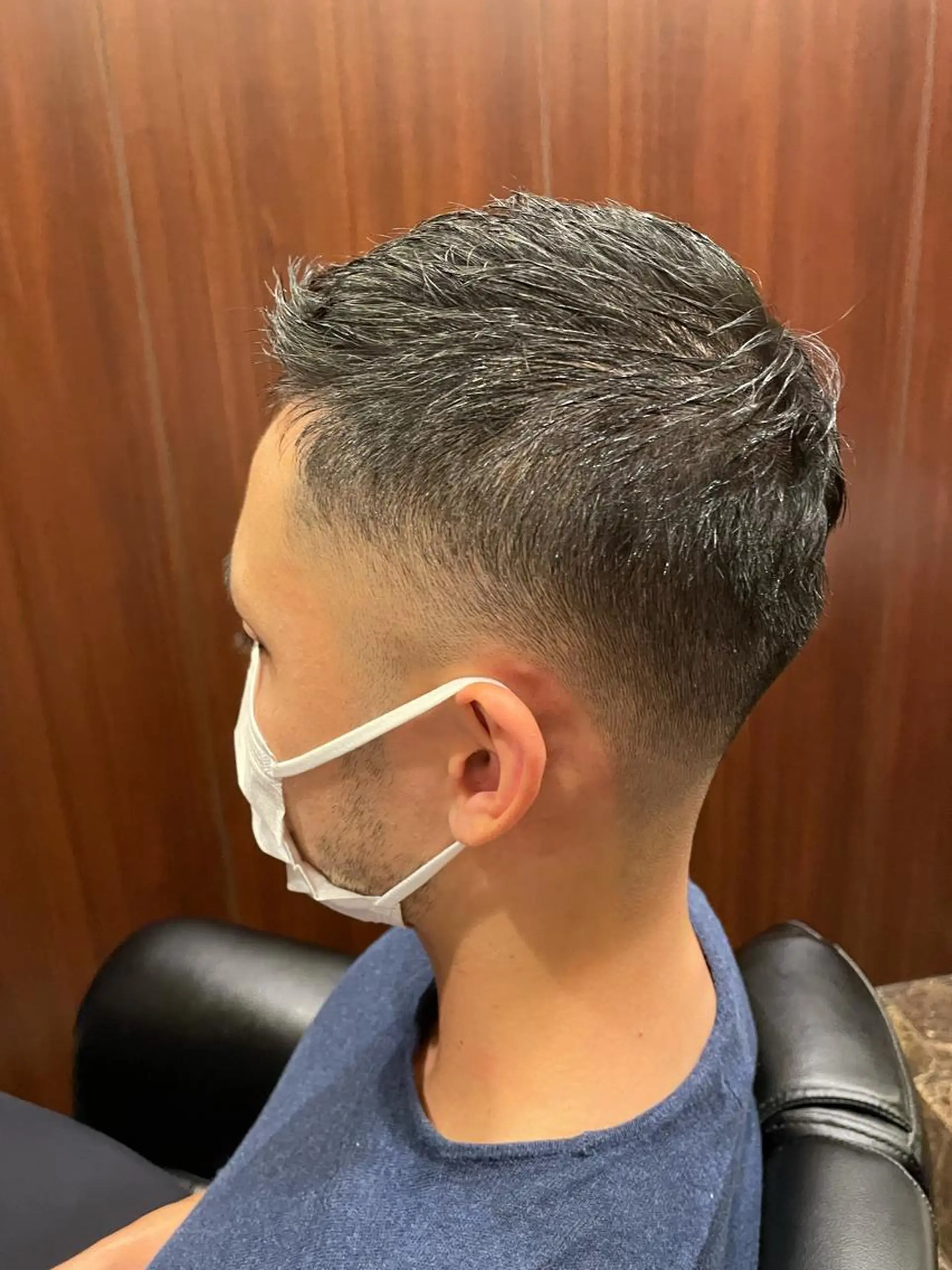 メンズ フェードカット 栗原 周太郎のヘアスタイル