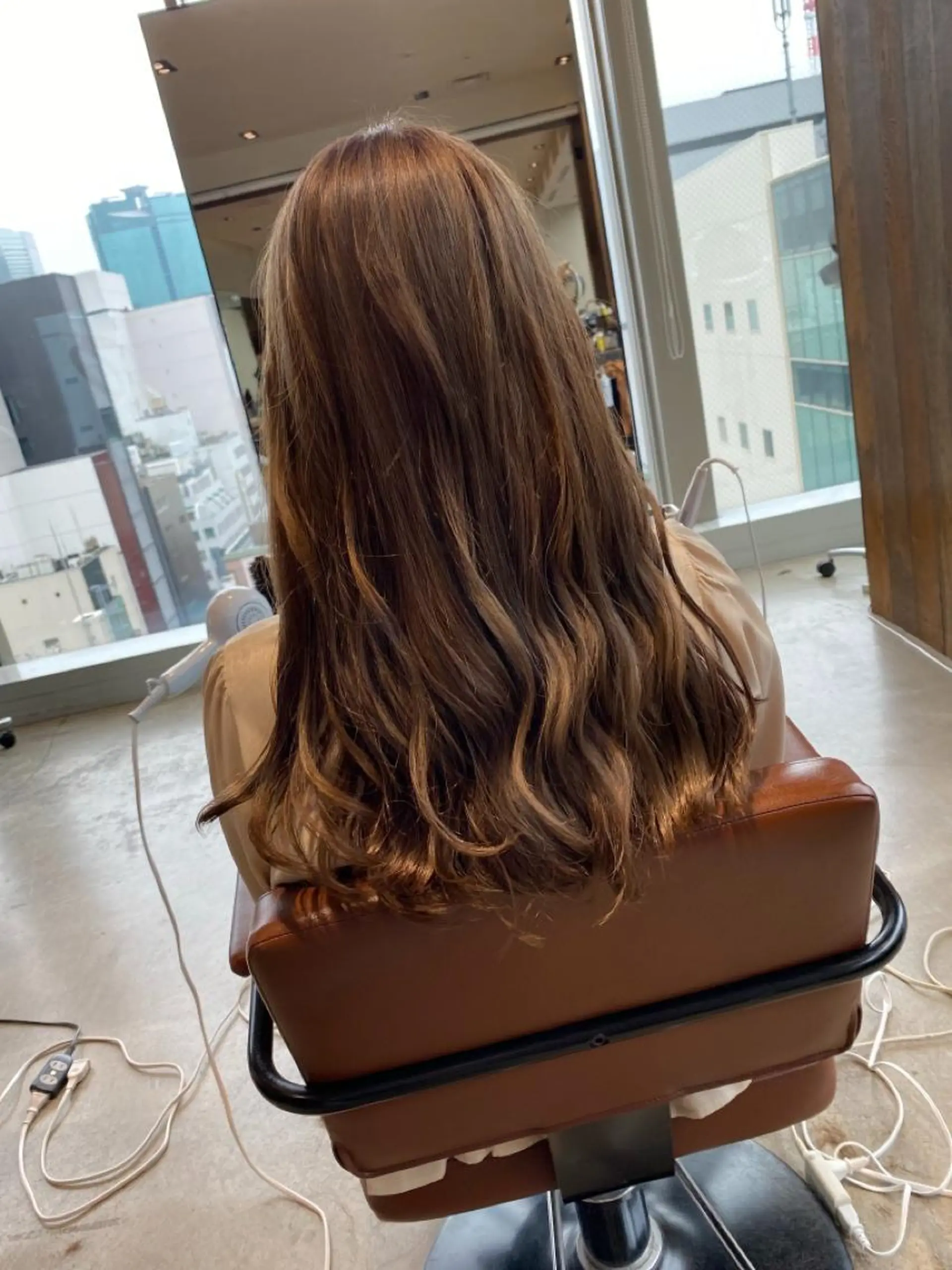 パーマ 顔まわりの神様✨ 透明感カラー藤嶋秀幸のヘアスタイル