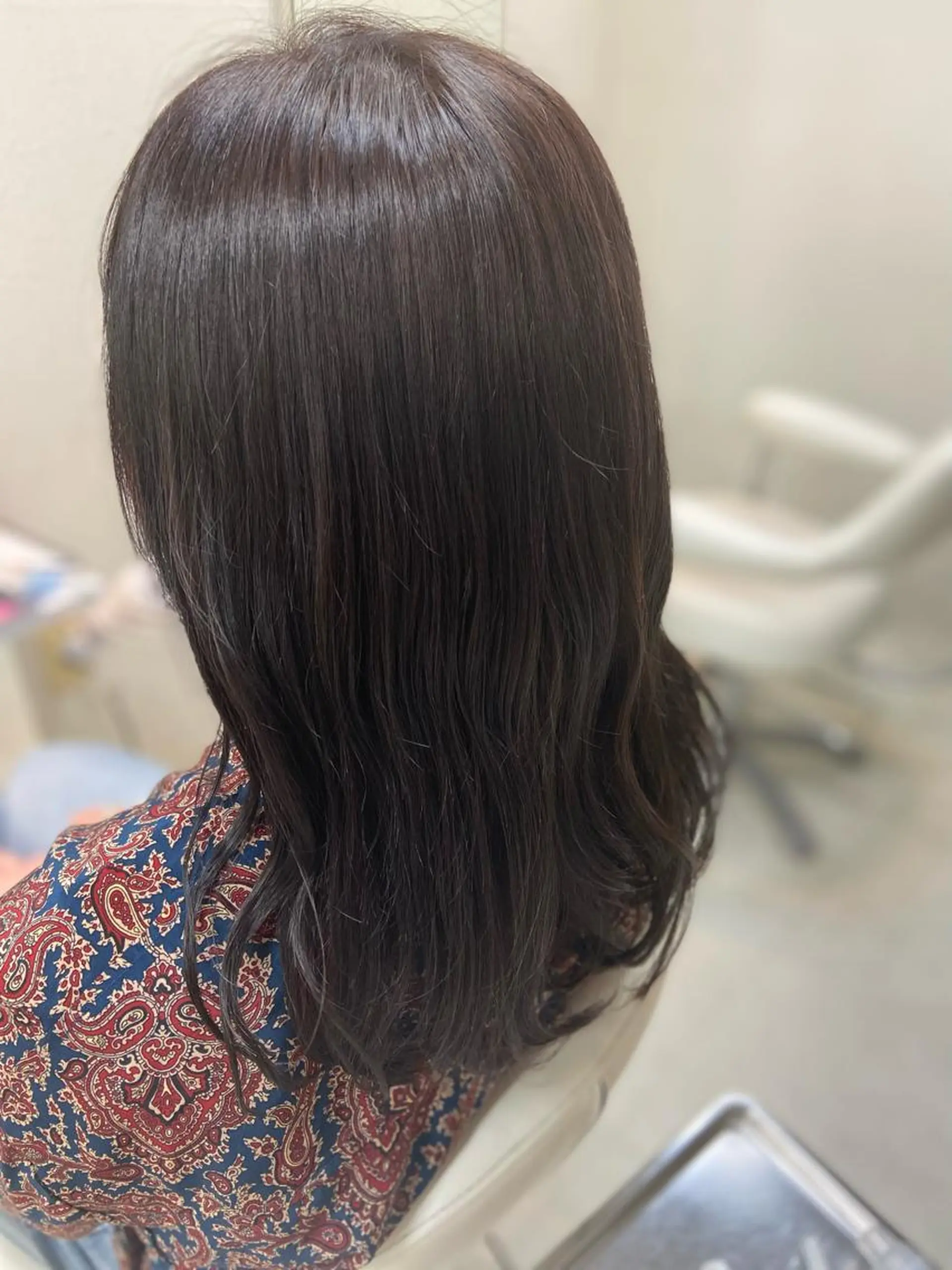 ロング カラー ブリーチ ヘアカラー トリートメント 菊地 美憂のヘアスタイル