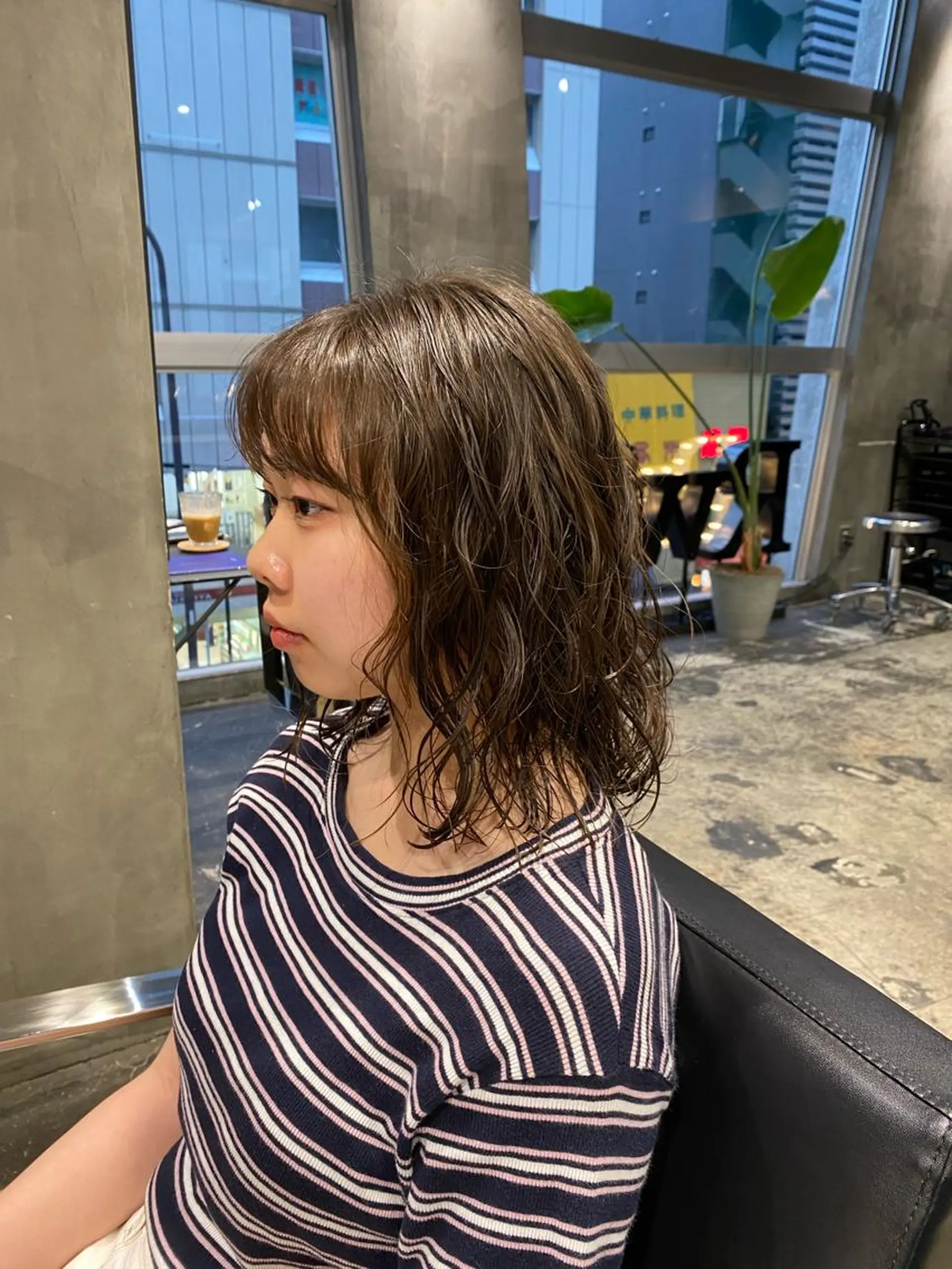 ミディアム パーマ カット パーマ Agu hair lore沼館店所属・八戸パーマ/メンズパ ーマ/シンゴ。のヘアスタイル