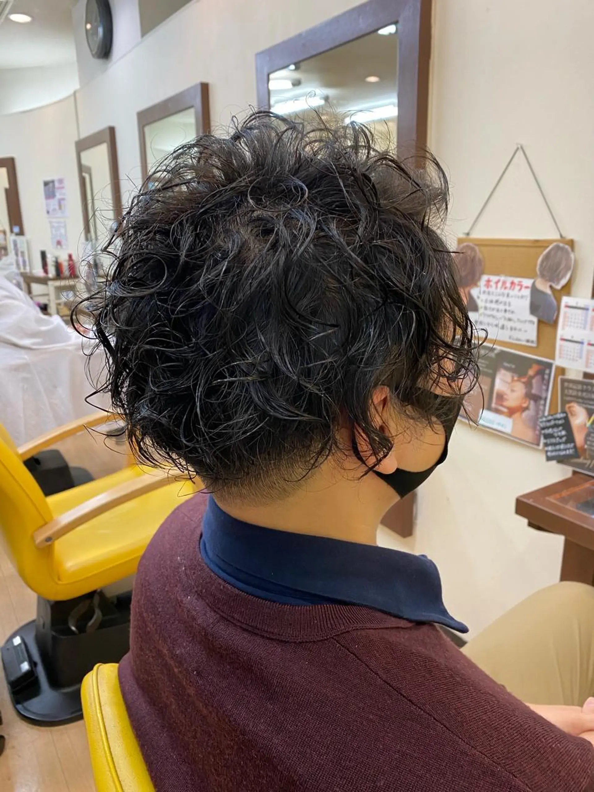 ショート パーマ メンズ メンズパーマ スパイラルパーマ Etim豊田店所属・寺澤 🌈祐のヘアスタイル