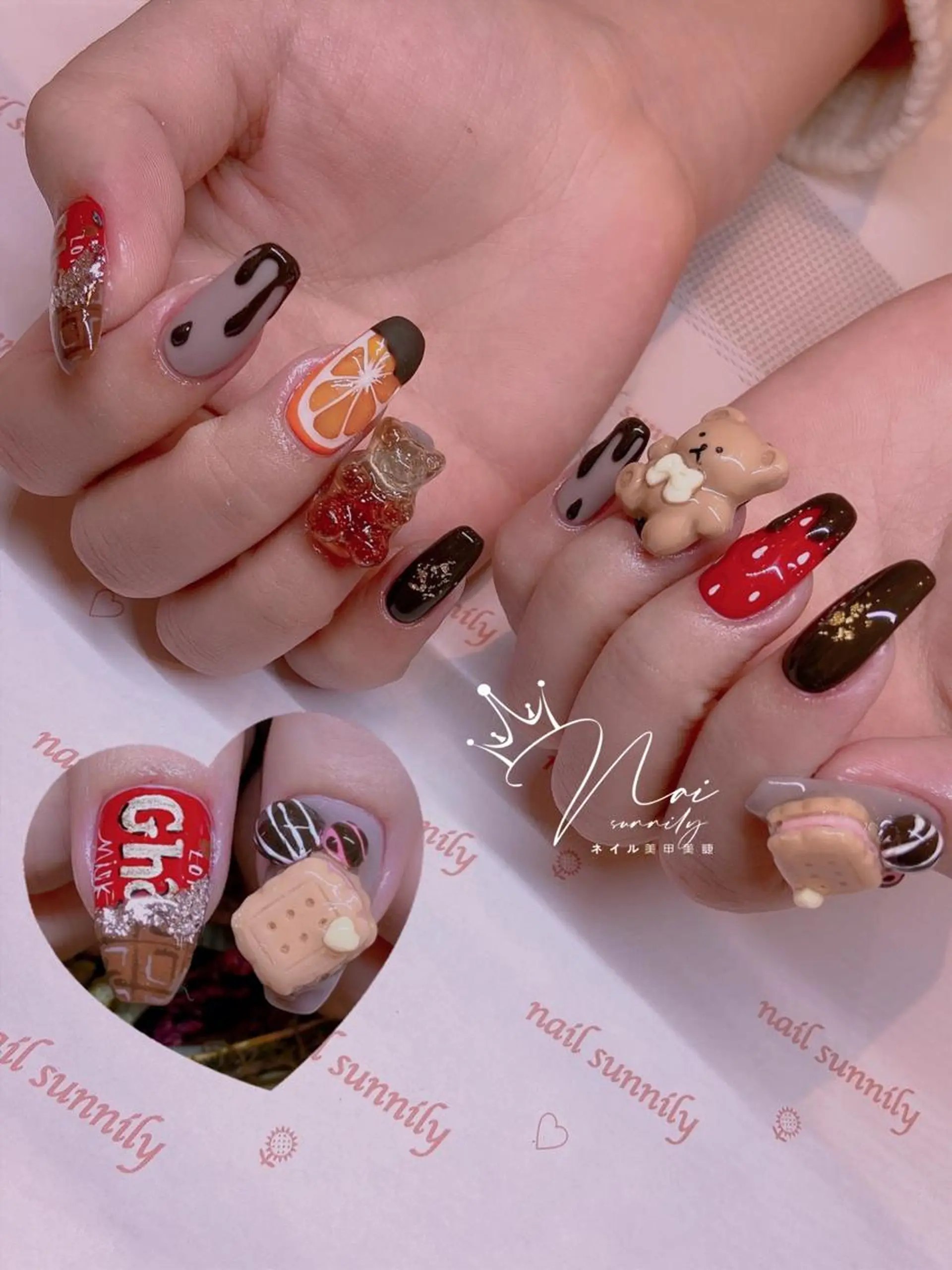 ネイル 長さだし専門店 M2 rikaのネイルデザイン