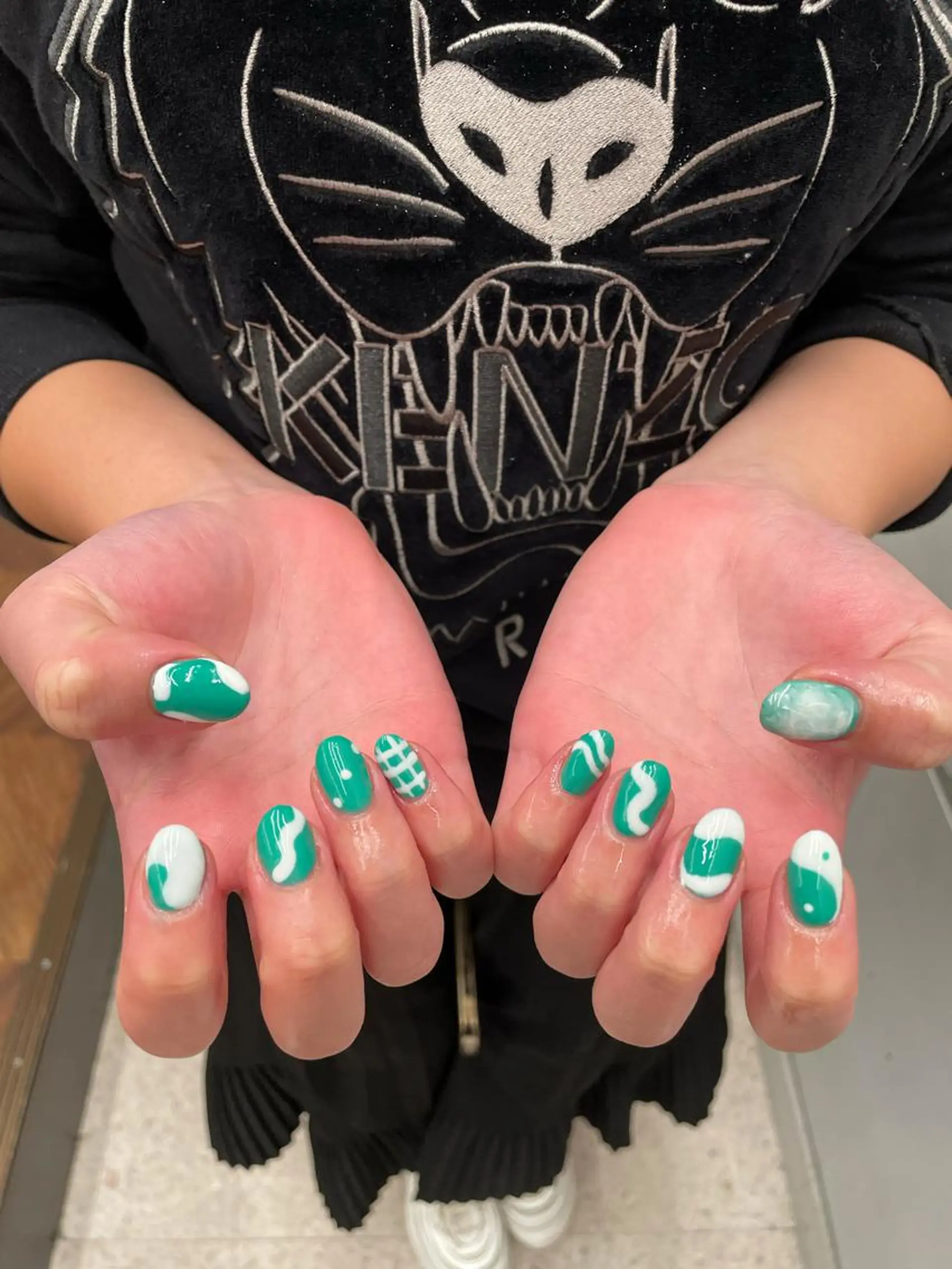 ネイル 束感まつ毛/ネイル/ LED♥KIRARAのマツエク・マツパデザイン