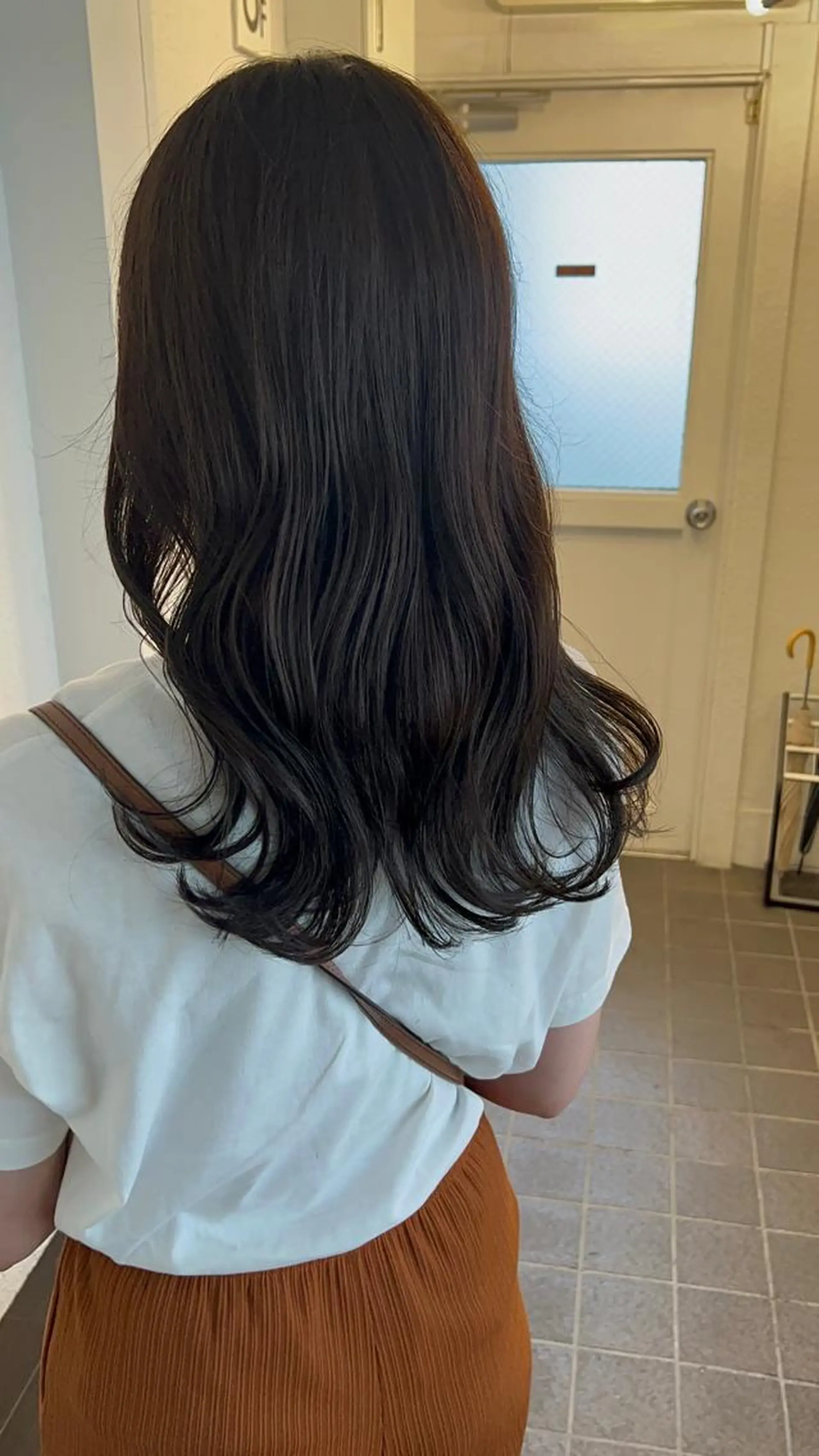 セミロング カット ヘアカラー トリートメント ヘアセット 名駅/艶韓国風ヘア miyabiのヘアスタイル