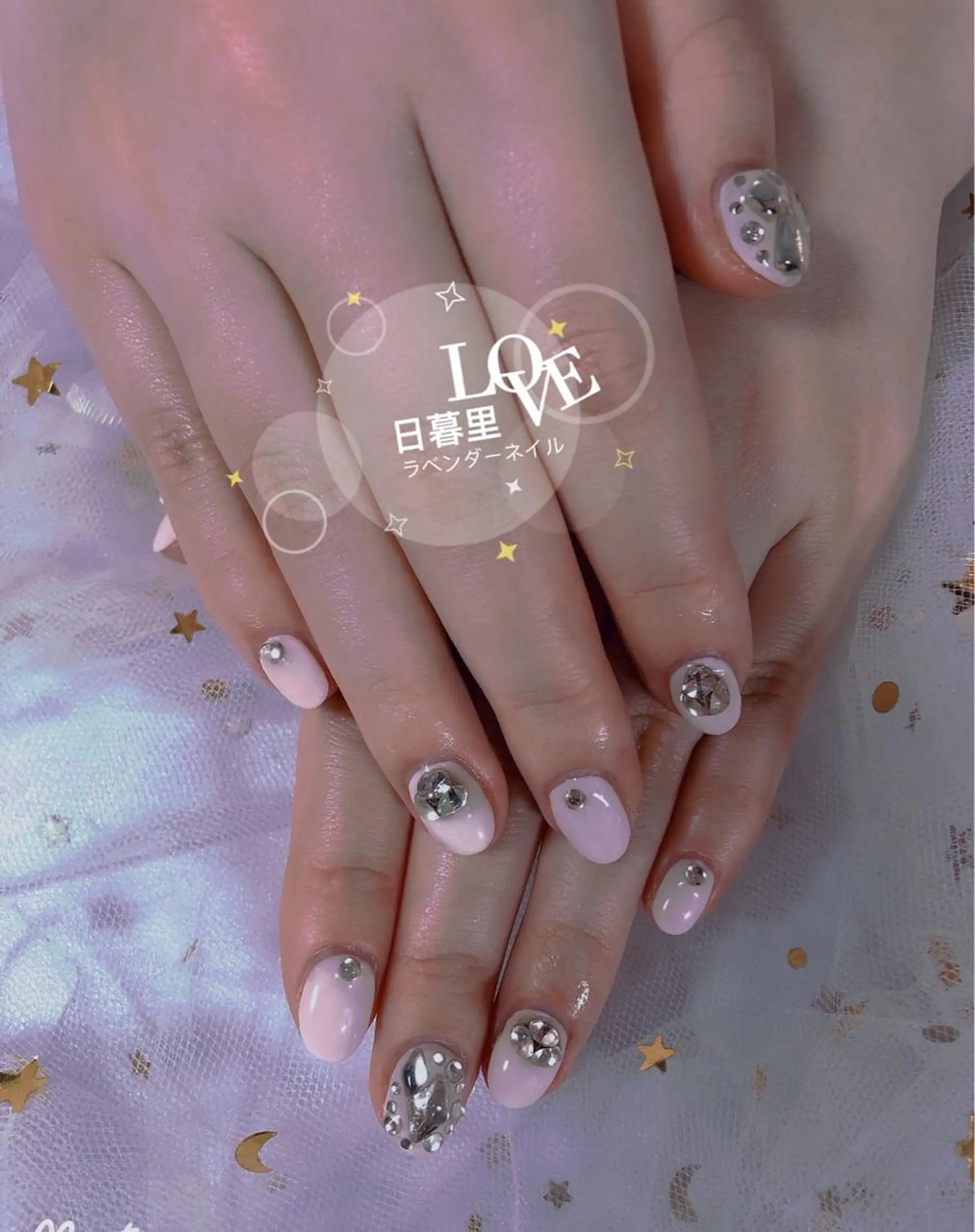 ネイル ラベンダー💖日暮里 ルル💖ネイルのネイルデザイン