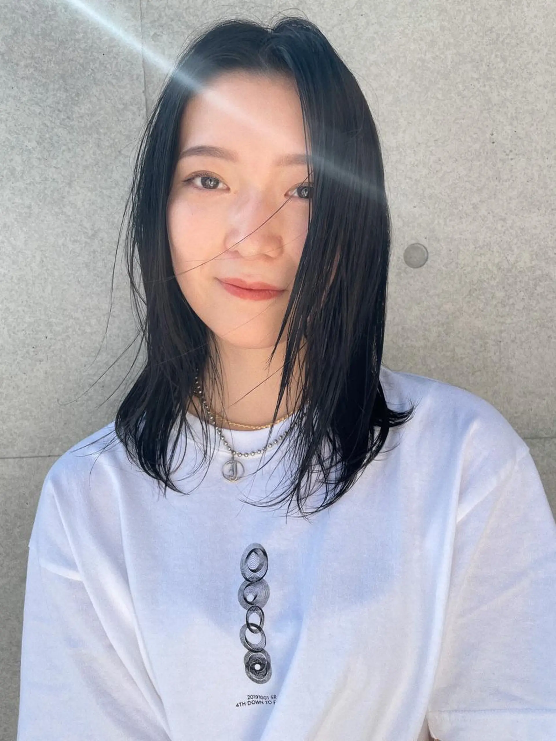 ミディアム カラー ヘアカラー トリートメント センスをお届けします 大谷将生INFPのヘアスタイル