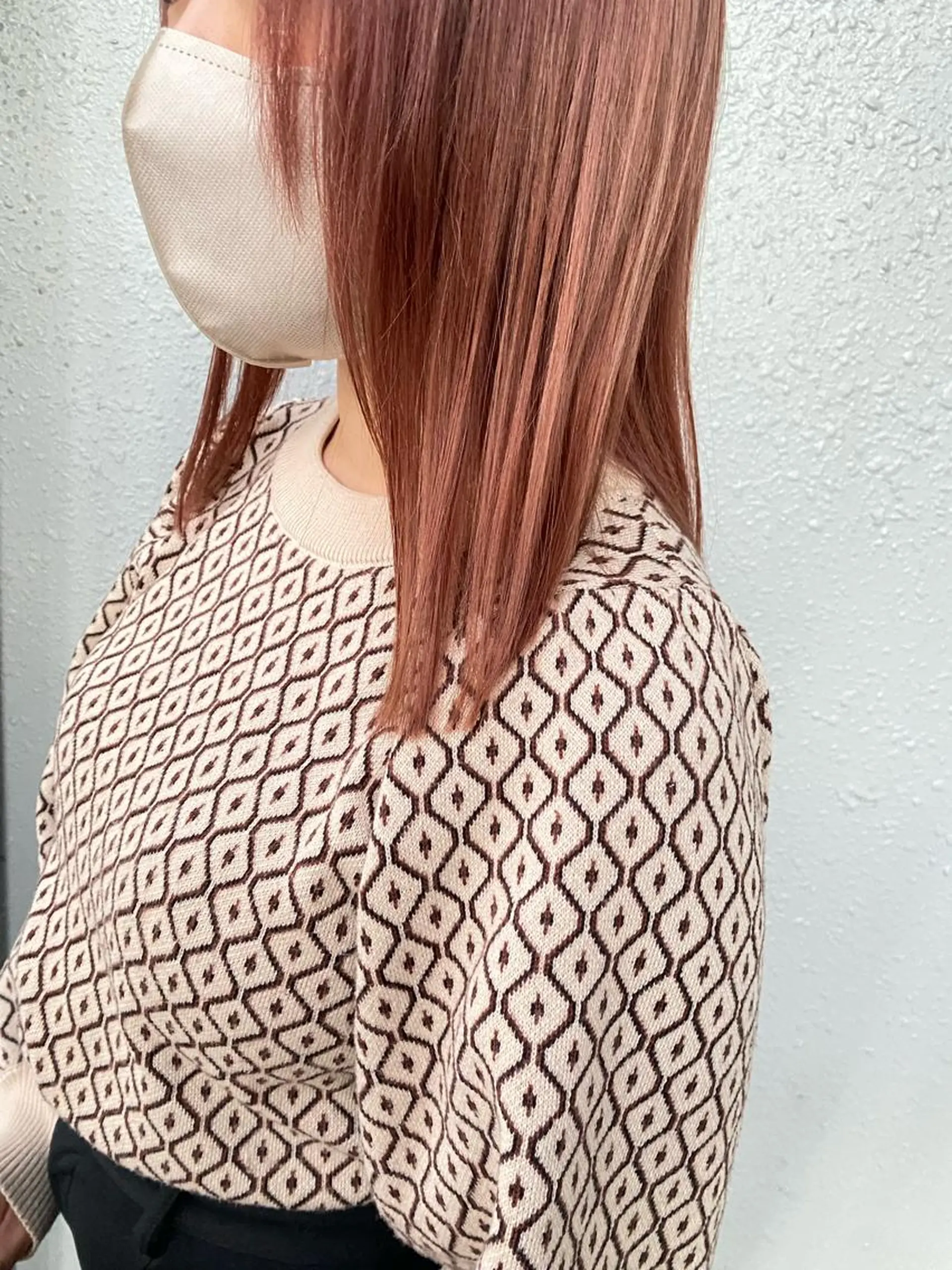 セミロング カラー ブリーチ カット ヘアカラー トリートメント 後藤紗英/髪質改善 /オリーブベージュのヘアスタイル