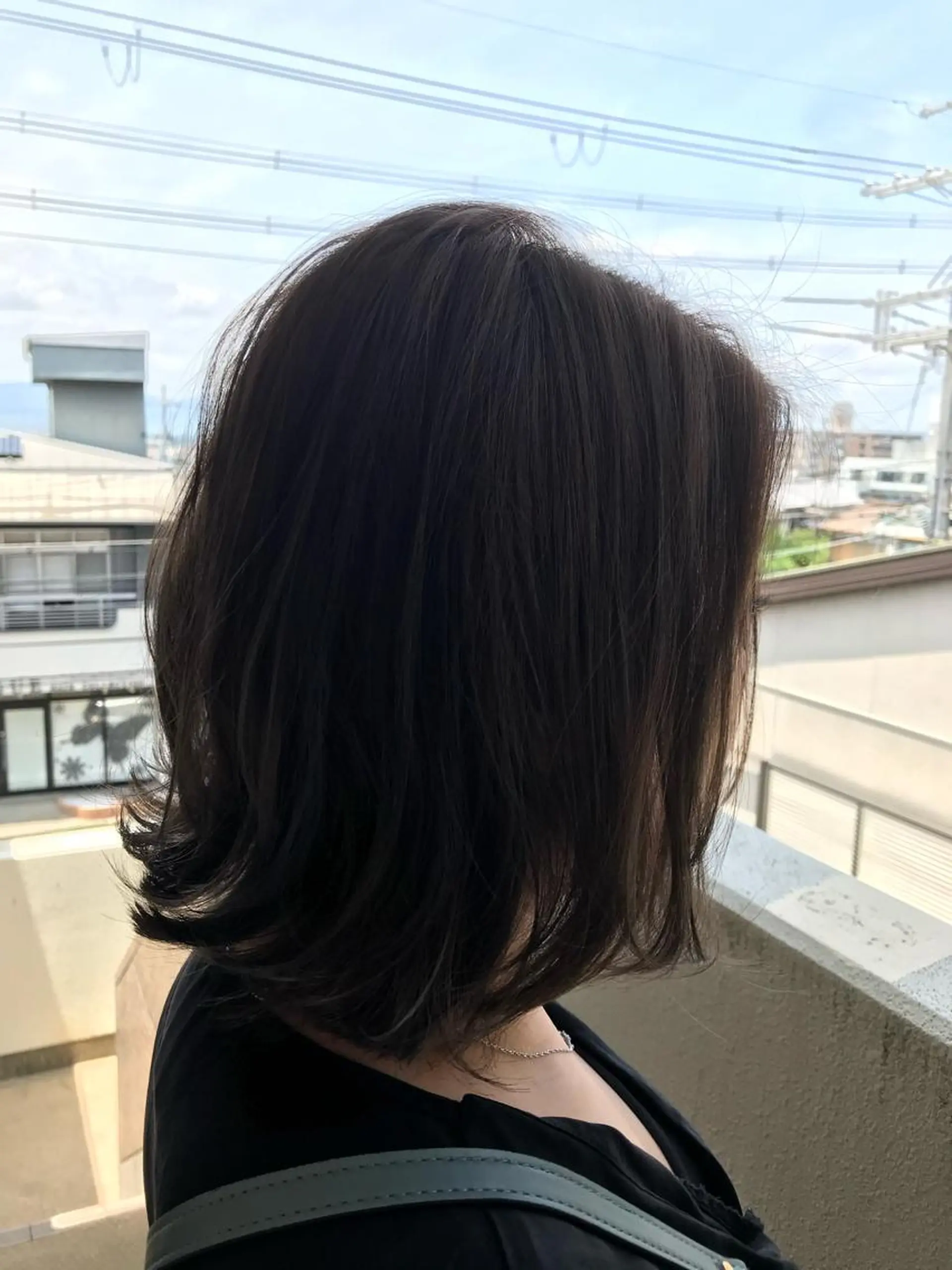 ミディアム ヘアアレンジ SALOWIN京都河原町Suite店所属・外国人風レイヤー/ ハイトーンSHUのヘアスタイル