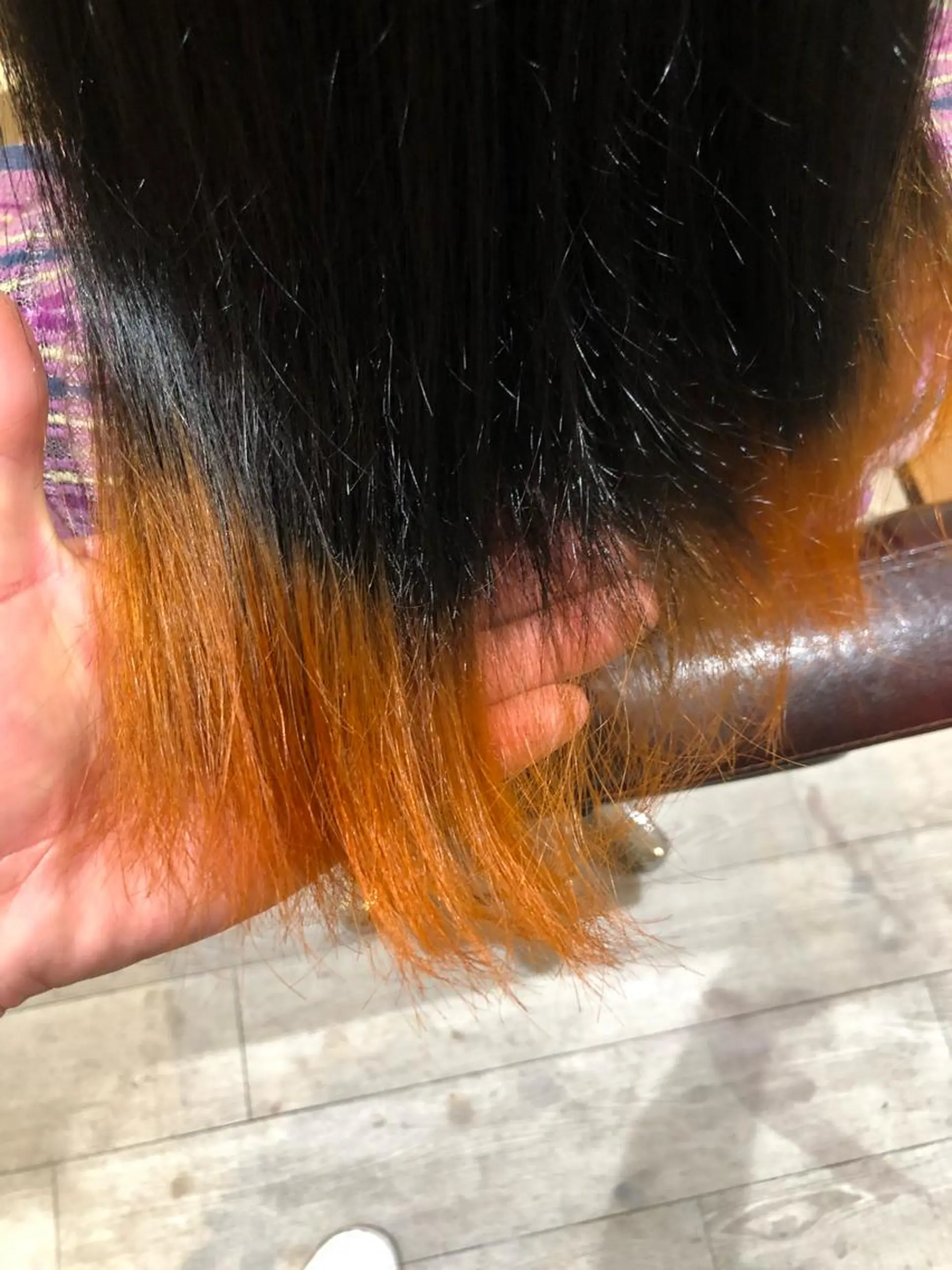 ミディアム カラー 小島嵩人 縮毛矯正 髪質改善のヘアスタイル