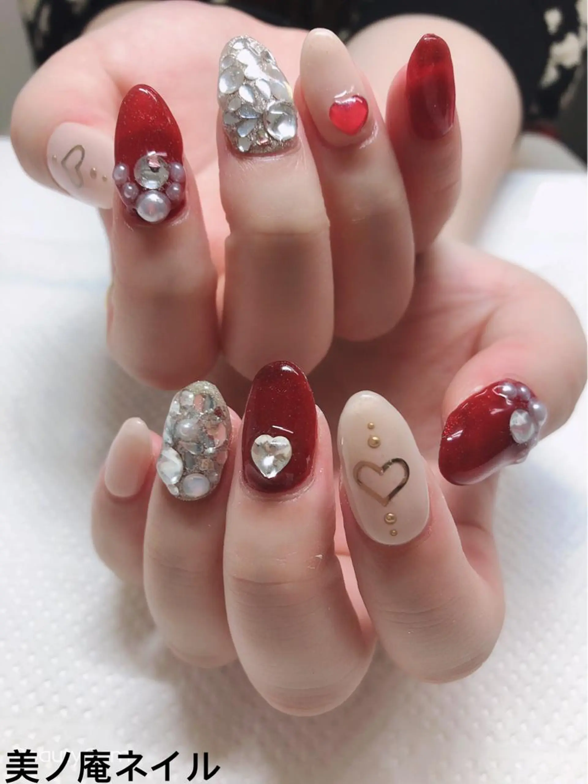 ネイル ハンドネイル ハンドケア 美ノ庵ネイルサロン メトロポリタン前店のネイルデザイン