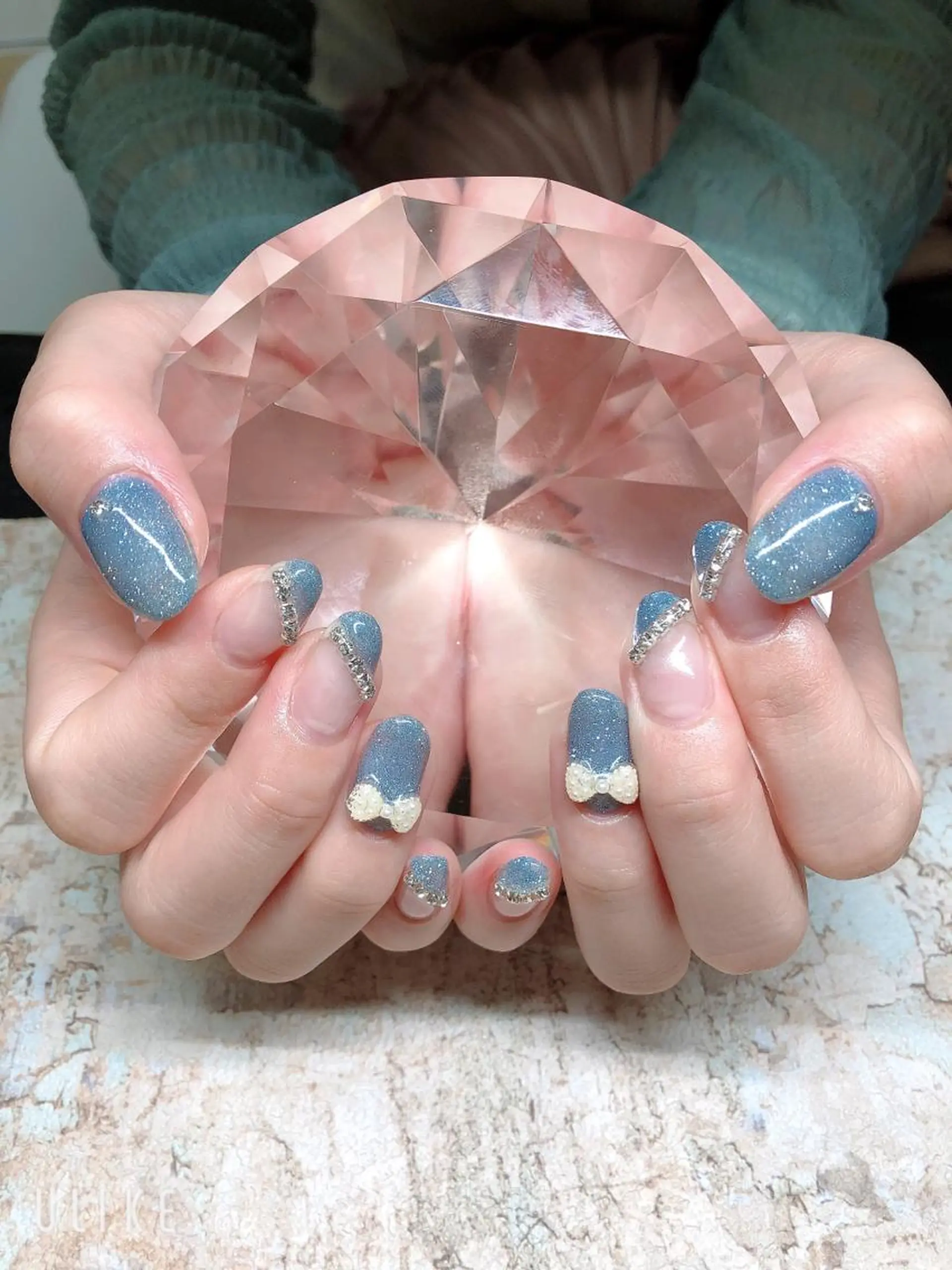 ネイル アートネイル フレンチネイル ジェルネイル グラデーション 韓国ネイル Nail room Bimano所属・Bimano seica♡+°のネイルデザイン