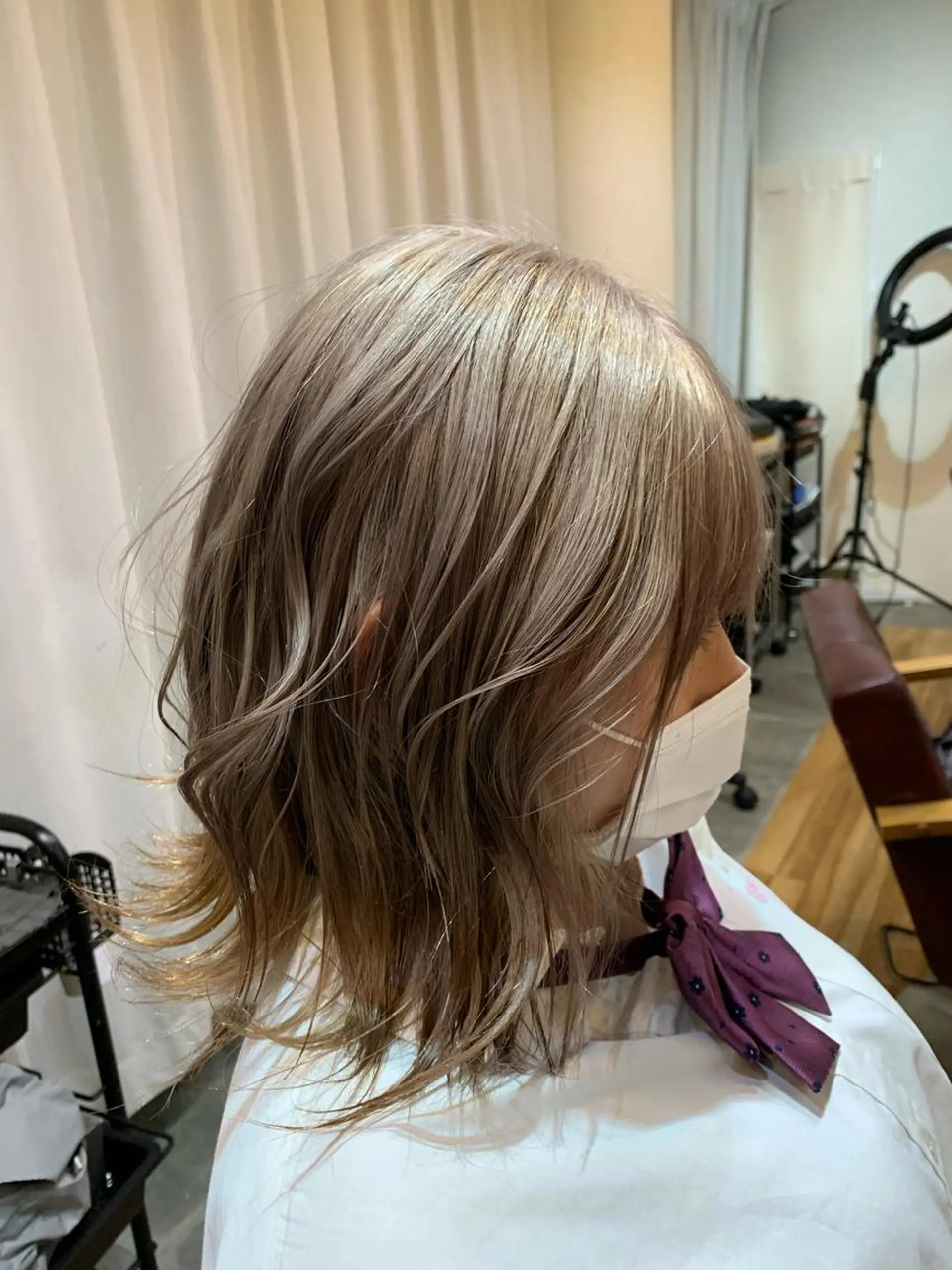 ミディアム ヘアカラー CECIL hair なんば店所属・メンズパーマ 艶髪☆店長☆有馬のヘアスタイル