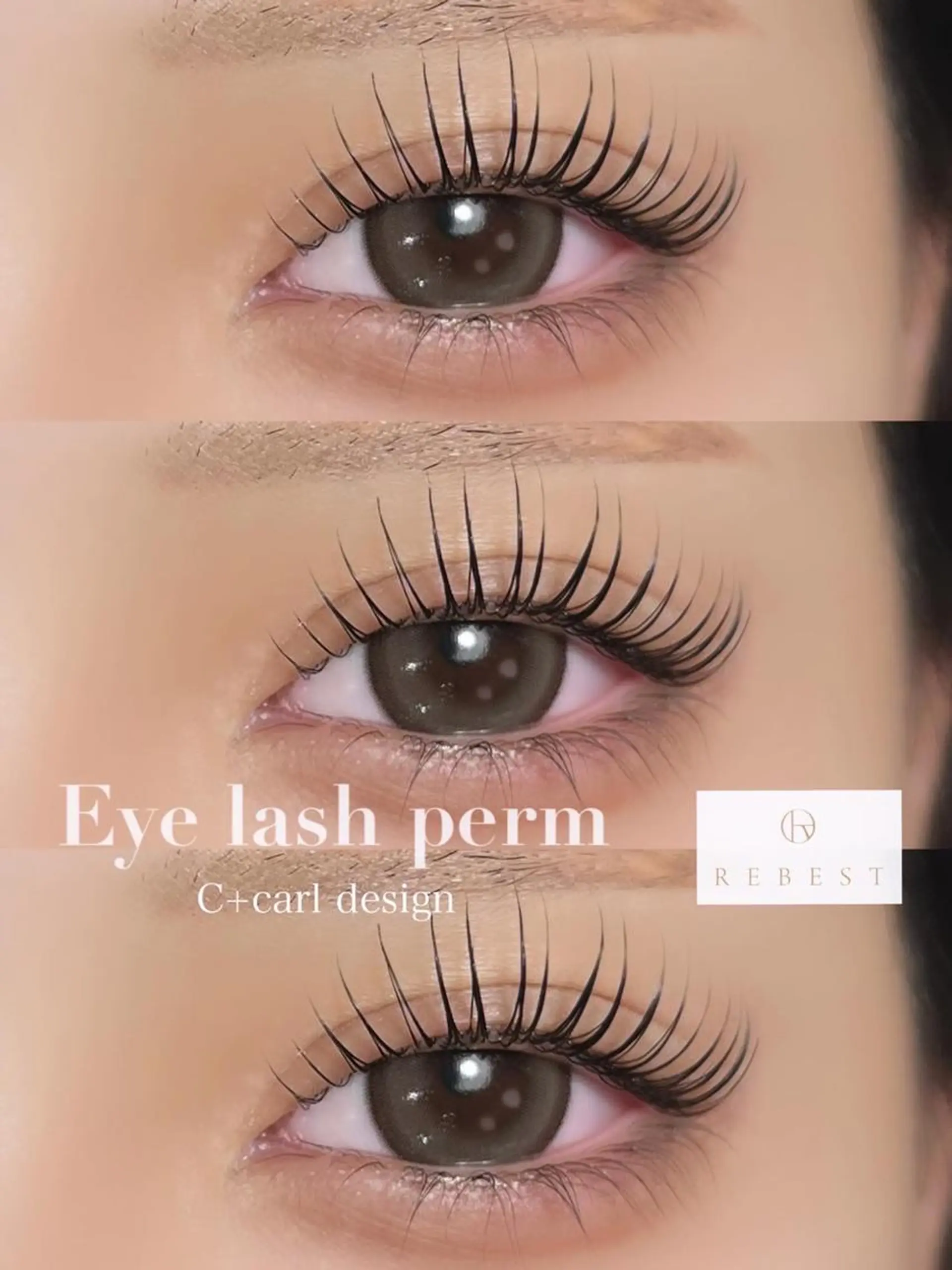 マツエク・マツパ 一重×まつ毛パーマ REBEST心斎橋 AIRIのマツエク・マツパデザイン
