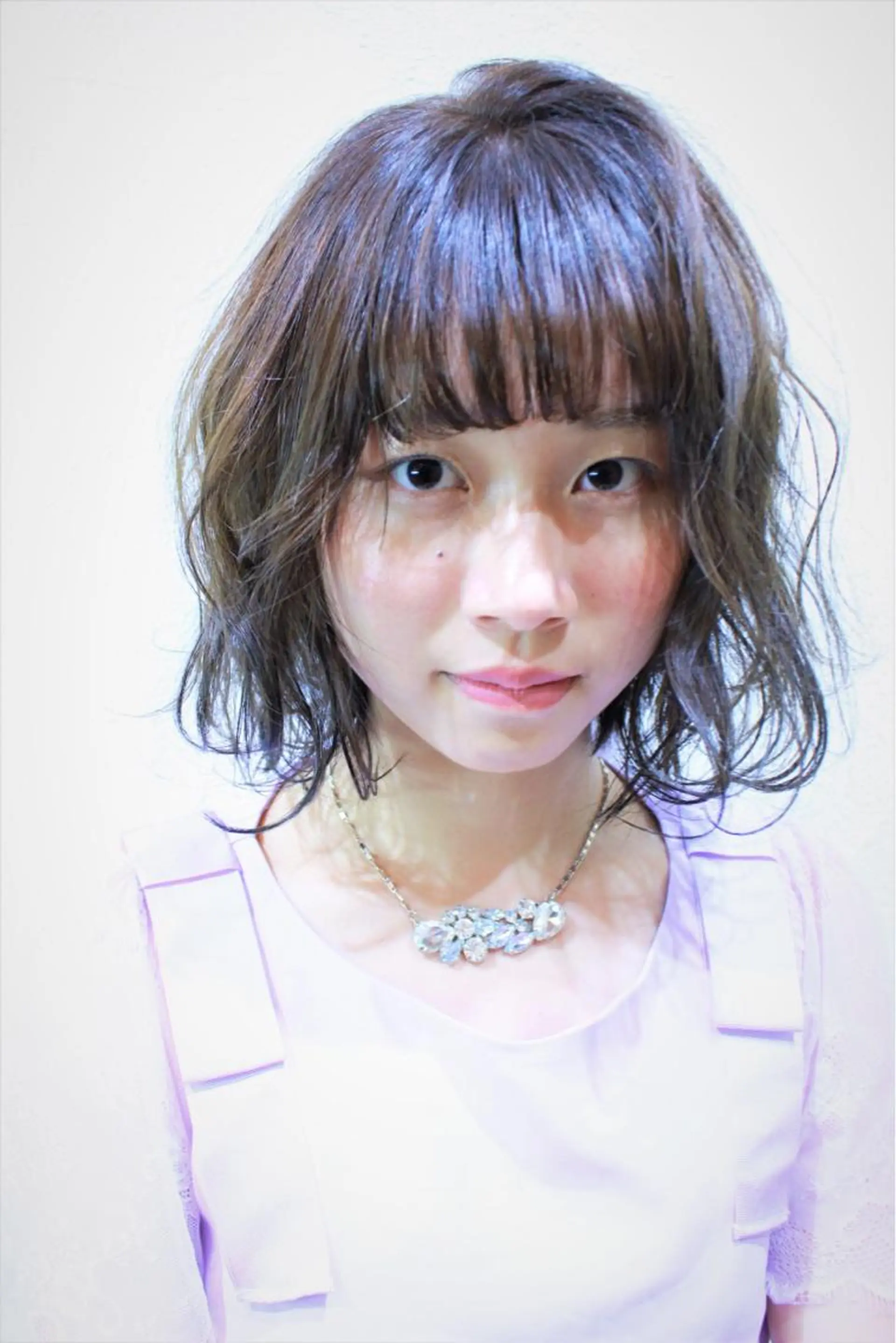 ショート 切りっぱなしボブ ボブ 所渉/韓国レイヤー /ウルフカットのヘアスタイル