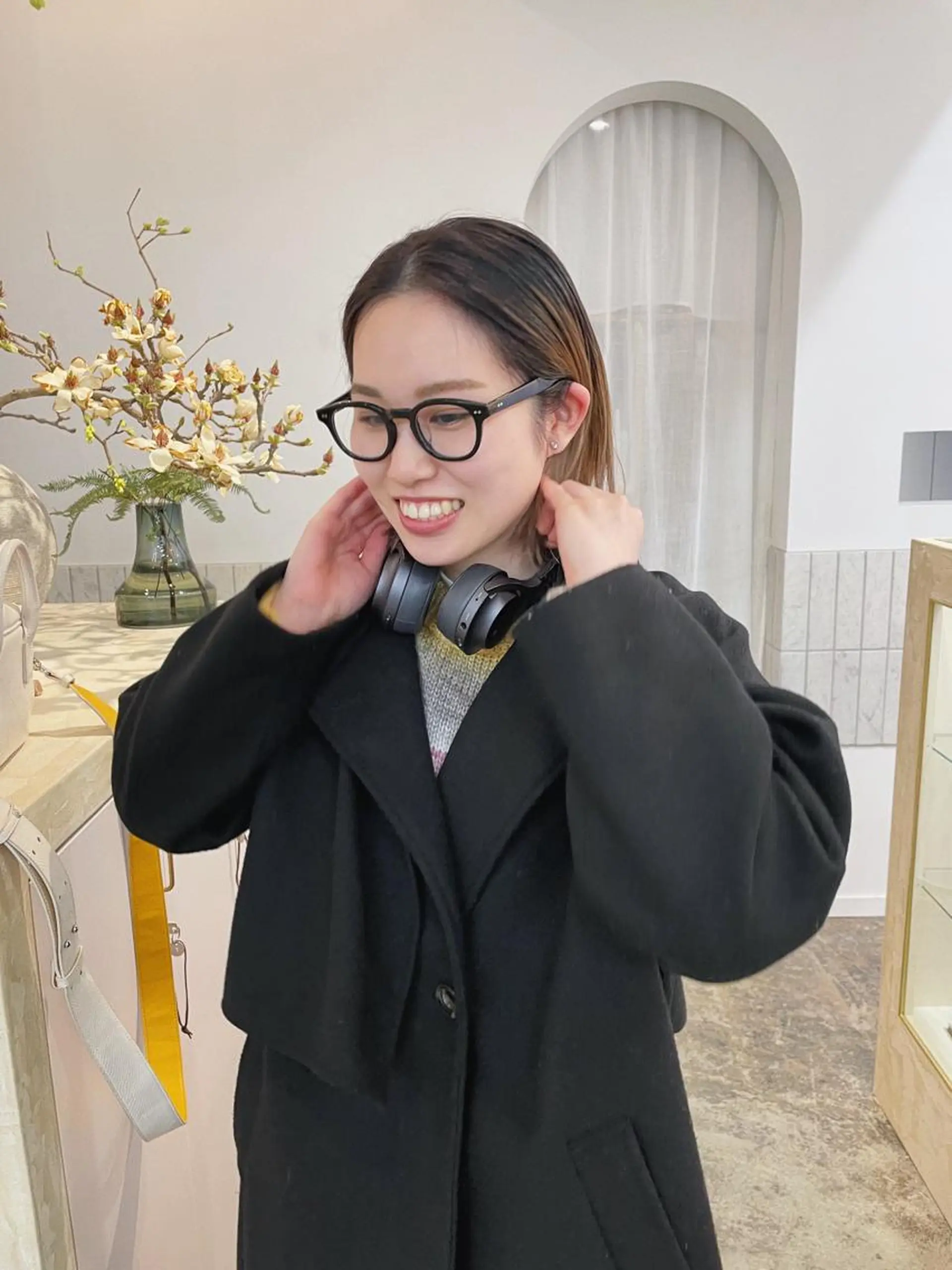 ミディアム スギヤマ ショウゴのヘアスタイル