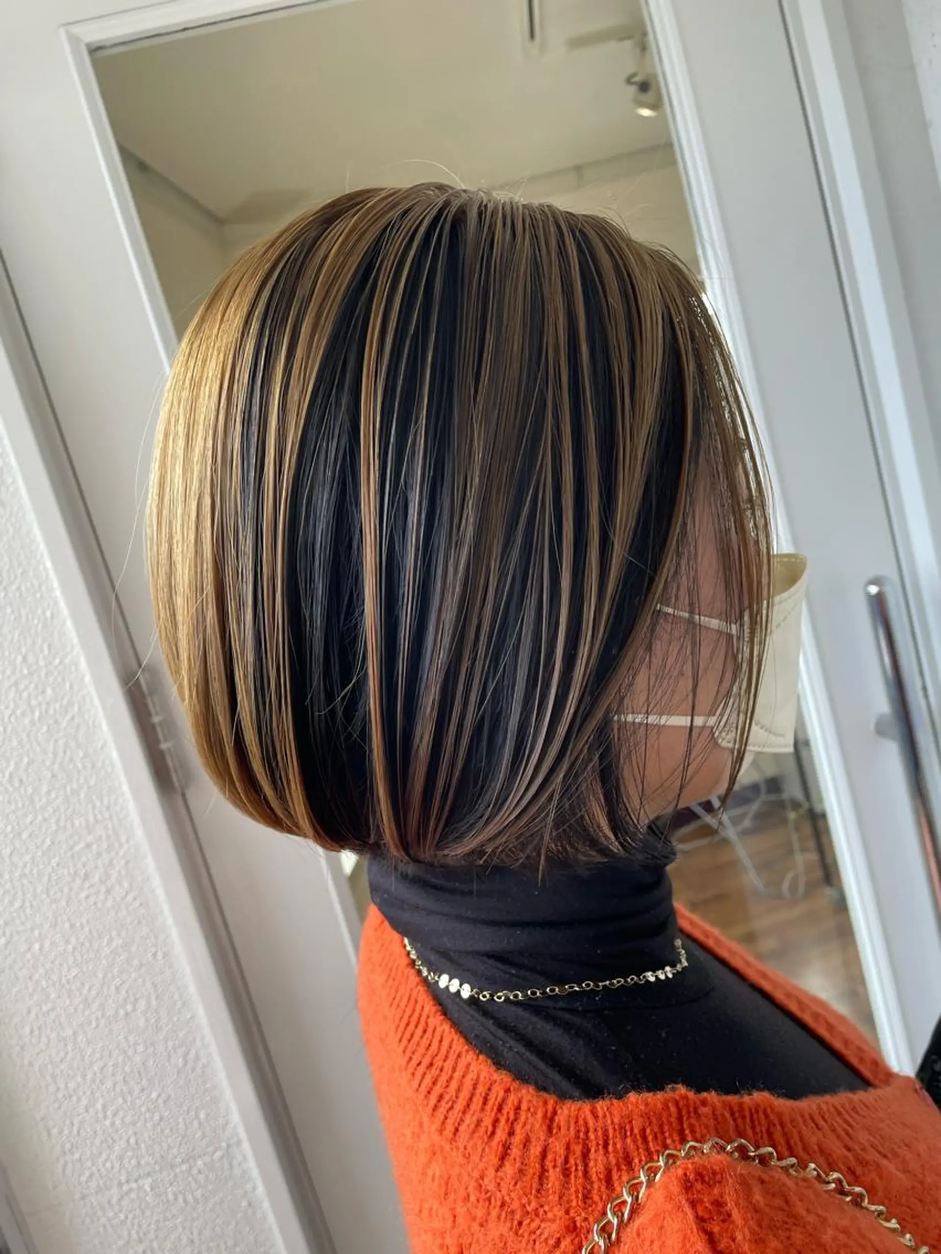 ミディアム カラー 大嶋 宏隆のヘアスタイル