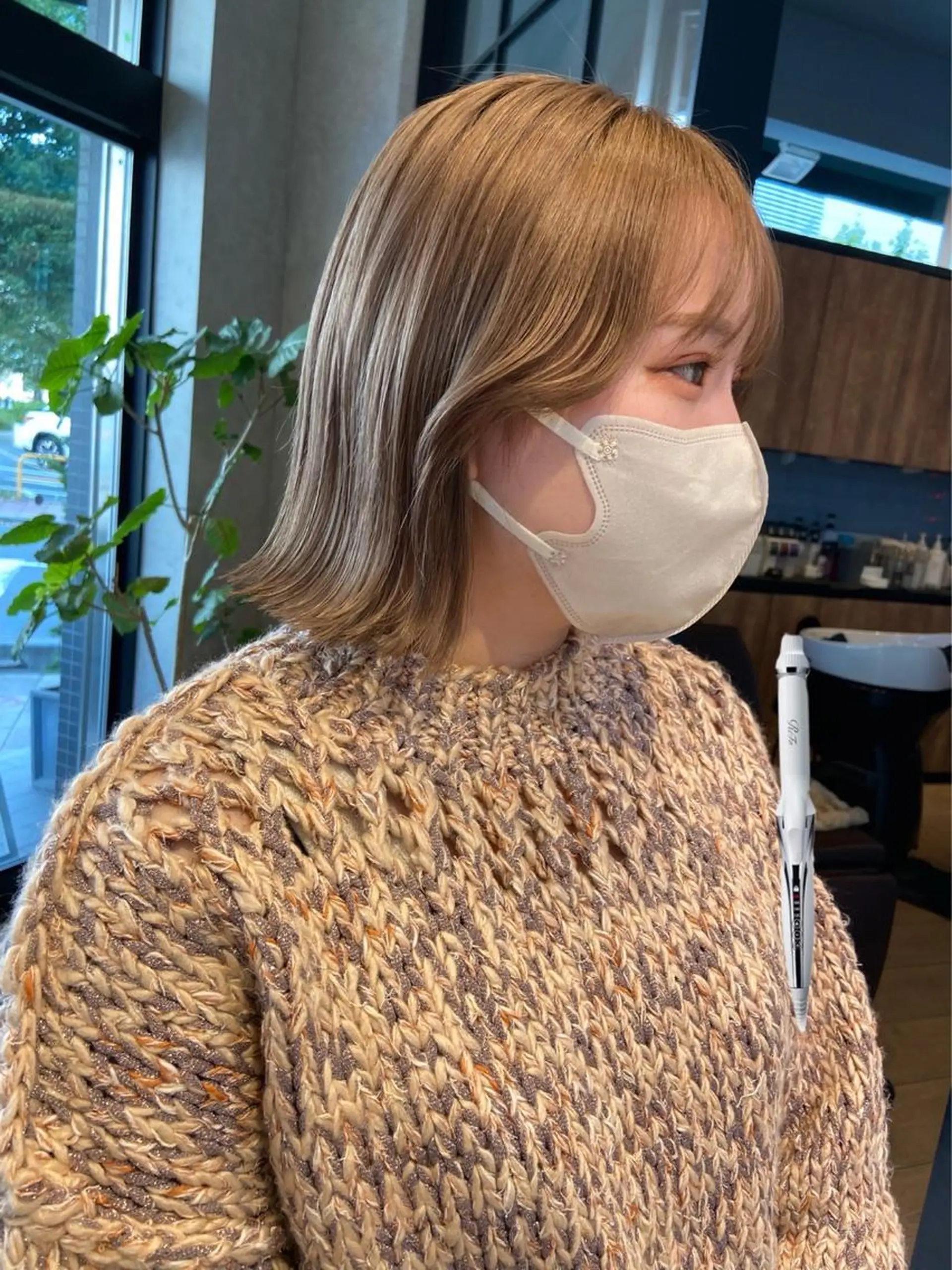 ショート 韓国風ヘア レイヤー縮毛矯正 ささきすずね💗のヘアスタイル