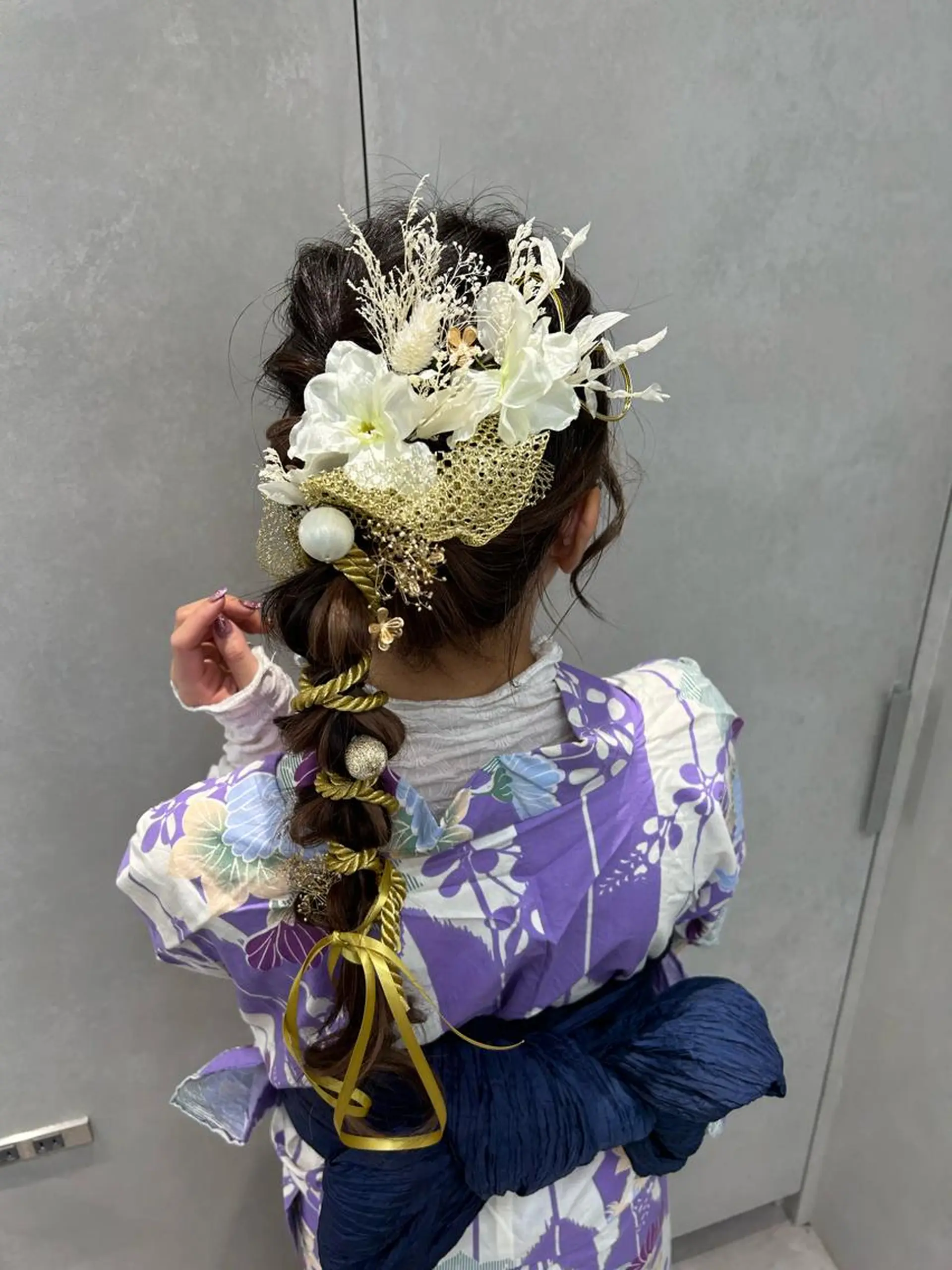 ロング 卒業式のヘアスタイル 学生 韓国風ヘア 浴衣 着付け 当日予約大歓迎💕/ Chisatoのその他イメージ