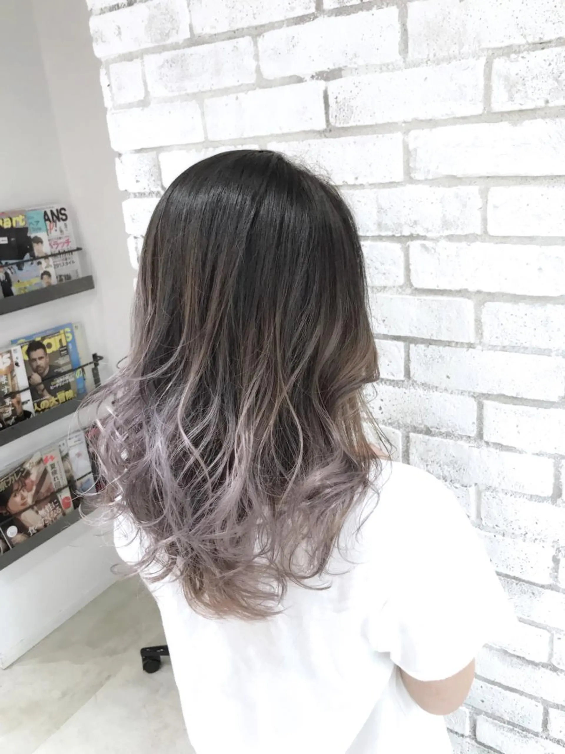 セミロング カラー パーマ ヘアアレンジ メンズ キッズ マツエク・マツパ ヘアカラー トリートメント バレイヤージュ/ 髪質改善/渡邉悟🌱のヘアスタイル