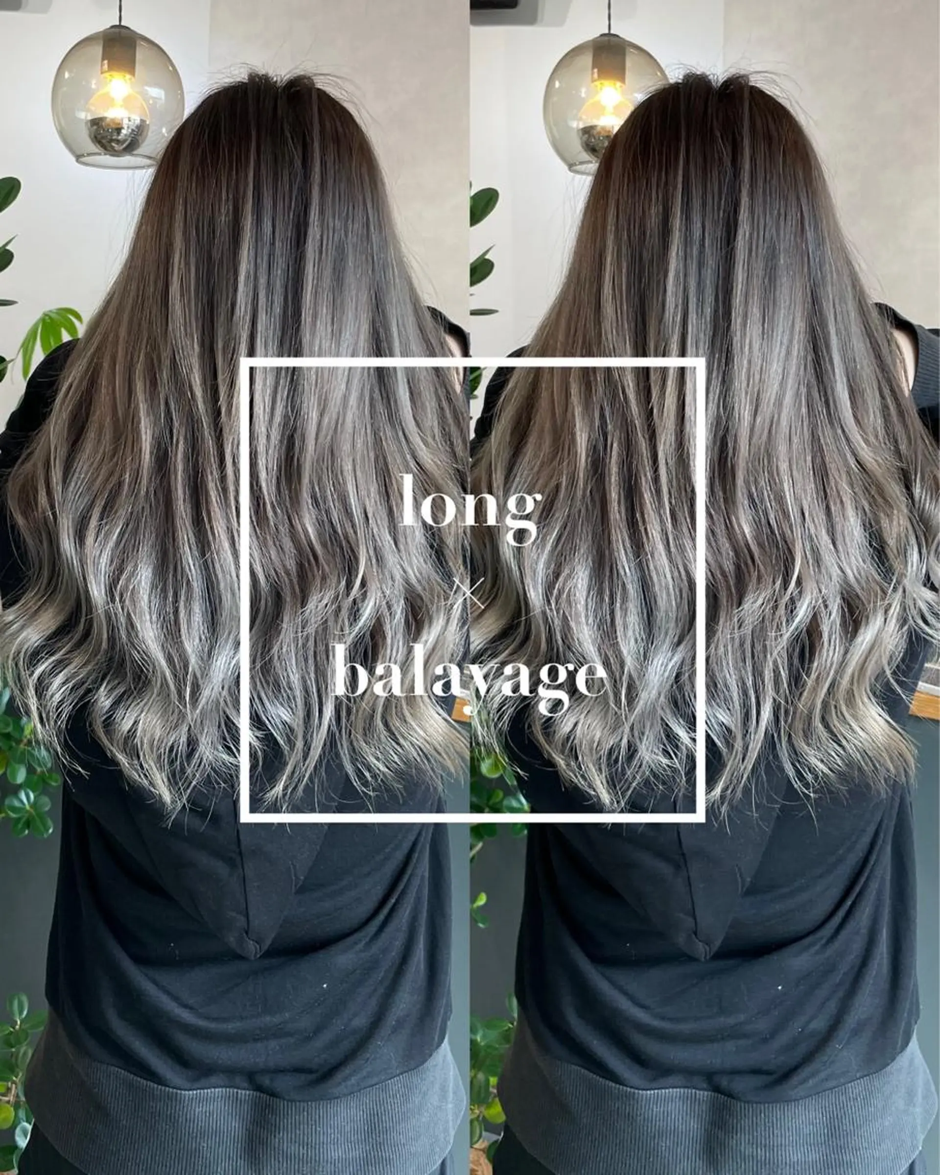 ロング 岸川 恭子のヘアスタイル