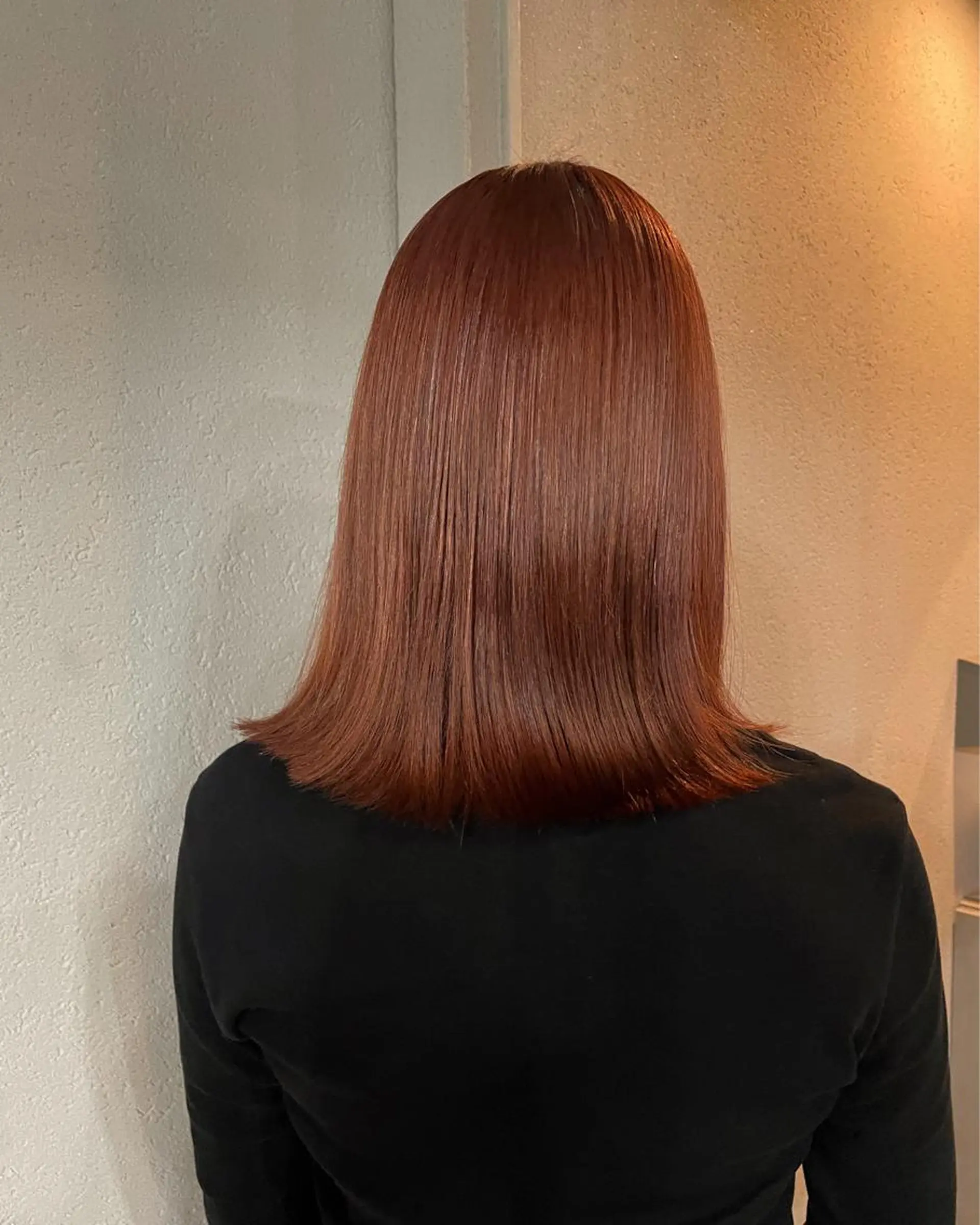 ミディアム カラー ヘアカラー 吉田一輝 外国人パーマのヘアスタイル