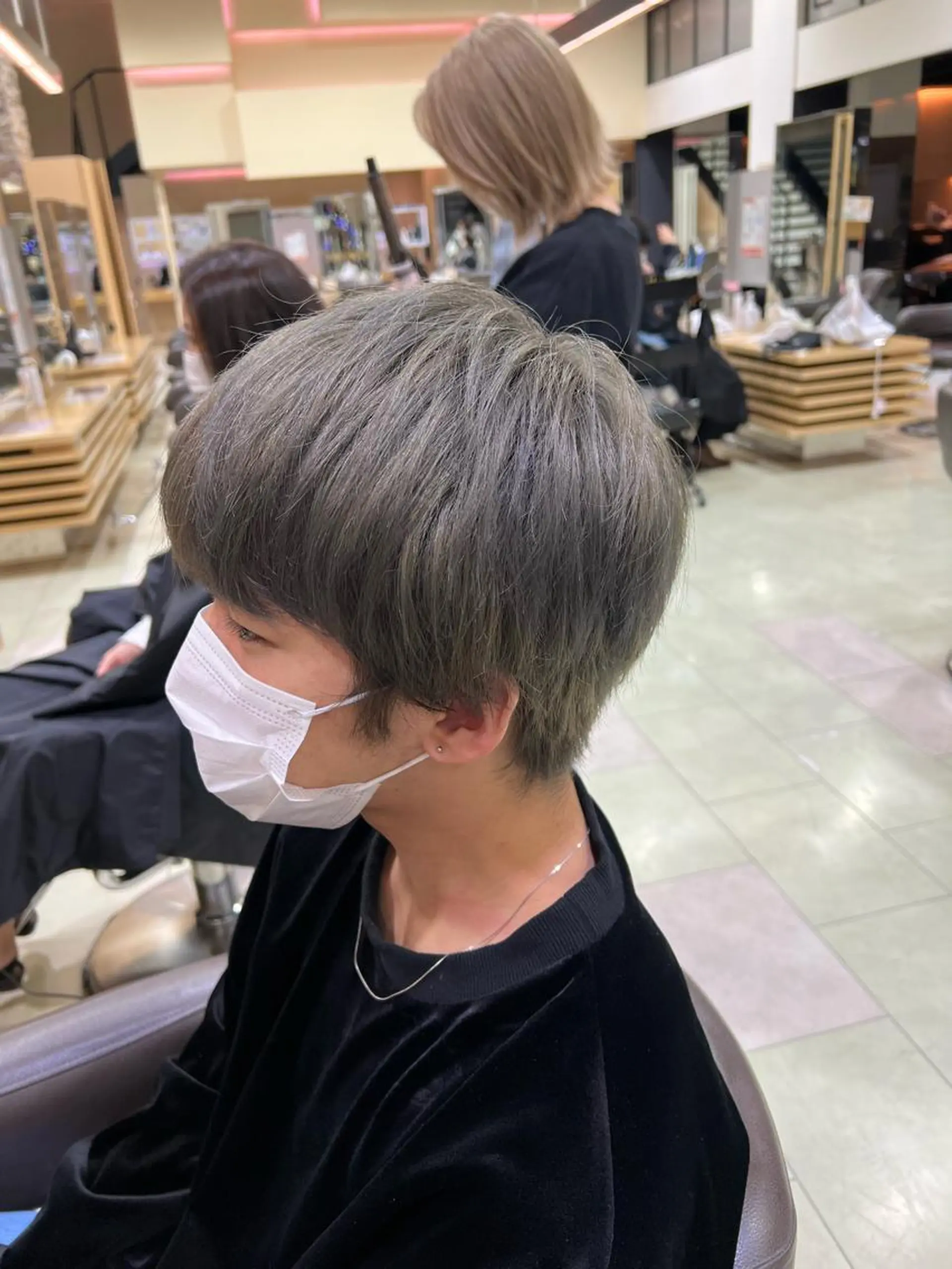 ショート カラー メンズ 韓国🩶Y2Kネイル 💫くれはのネイルデザイン