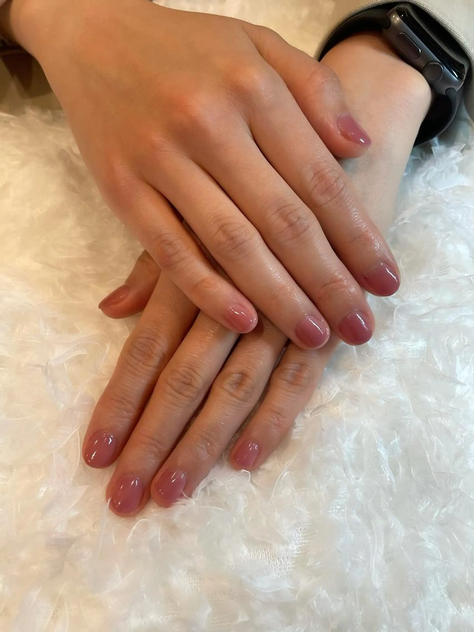 ネイル ワンカラーネイル ささき れいなのネイルデザイン