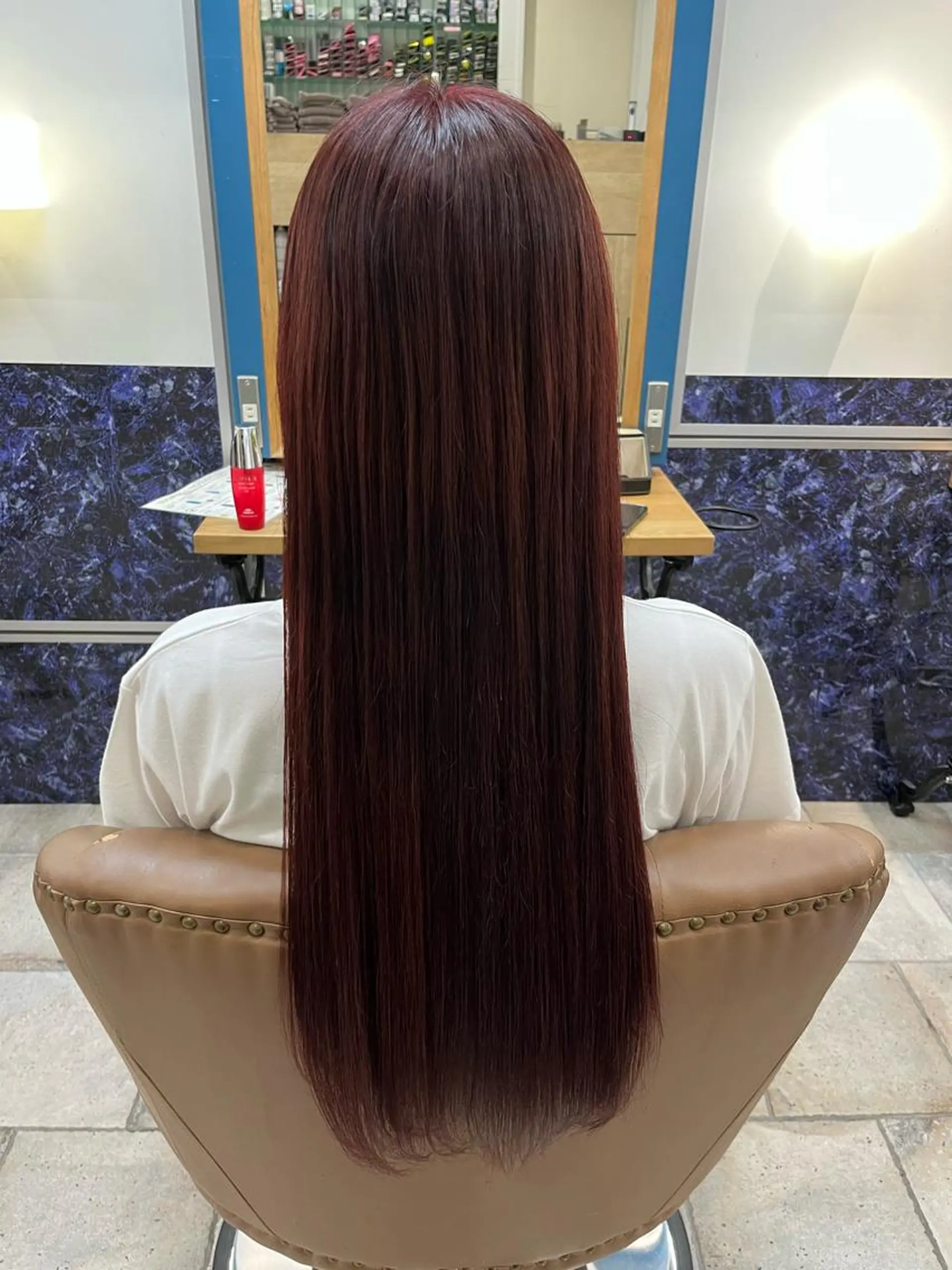 ロング ヘアカラー トリートメント ヘッドスパ カラー/アイリスト 麻優のヘアスタイル