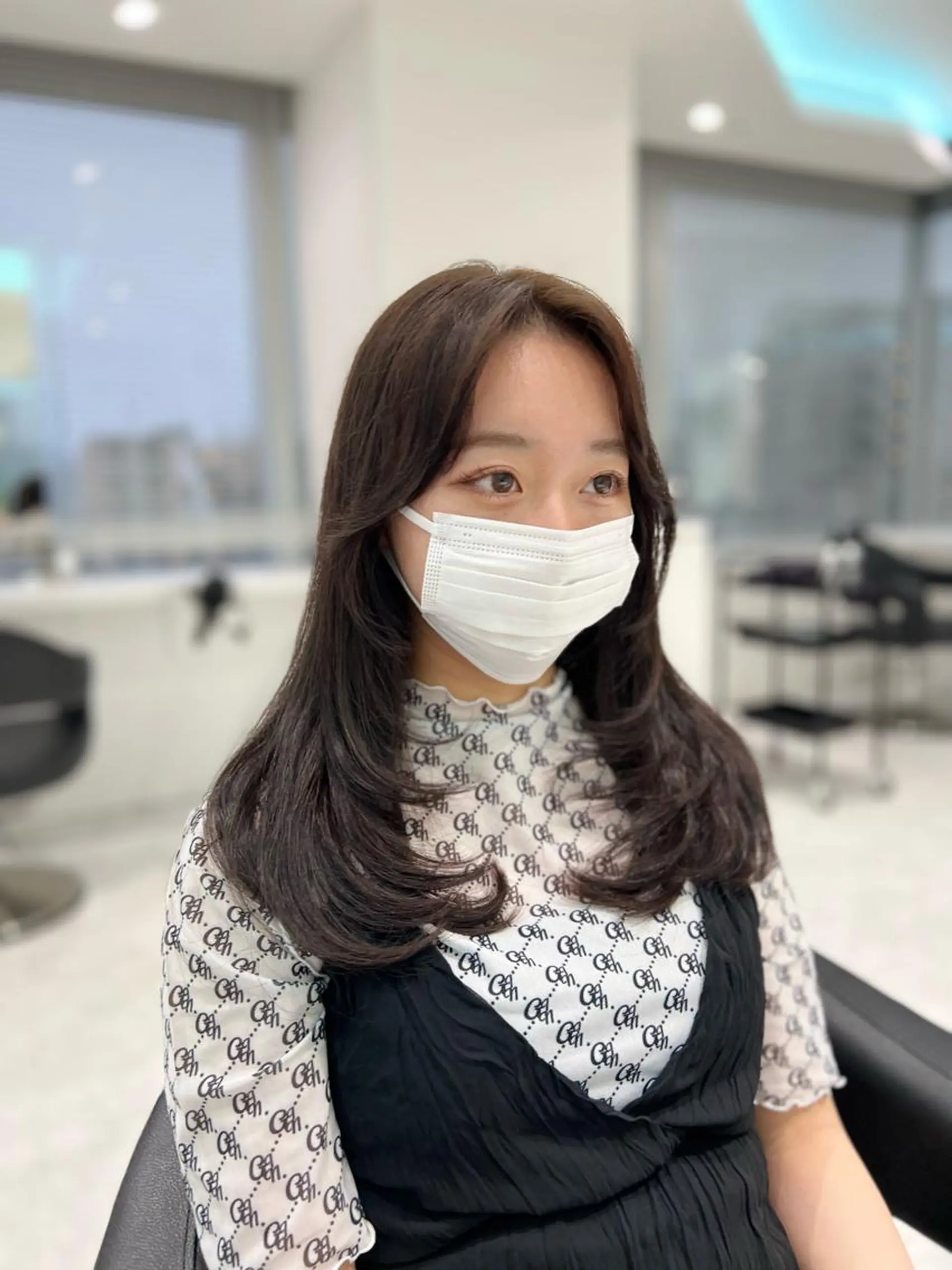 ロング カット ヘアカラー トリートメント ヘアセット まつパ/ケア ブリーチ/sEnAのヘアスタイル