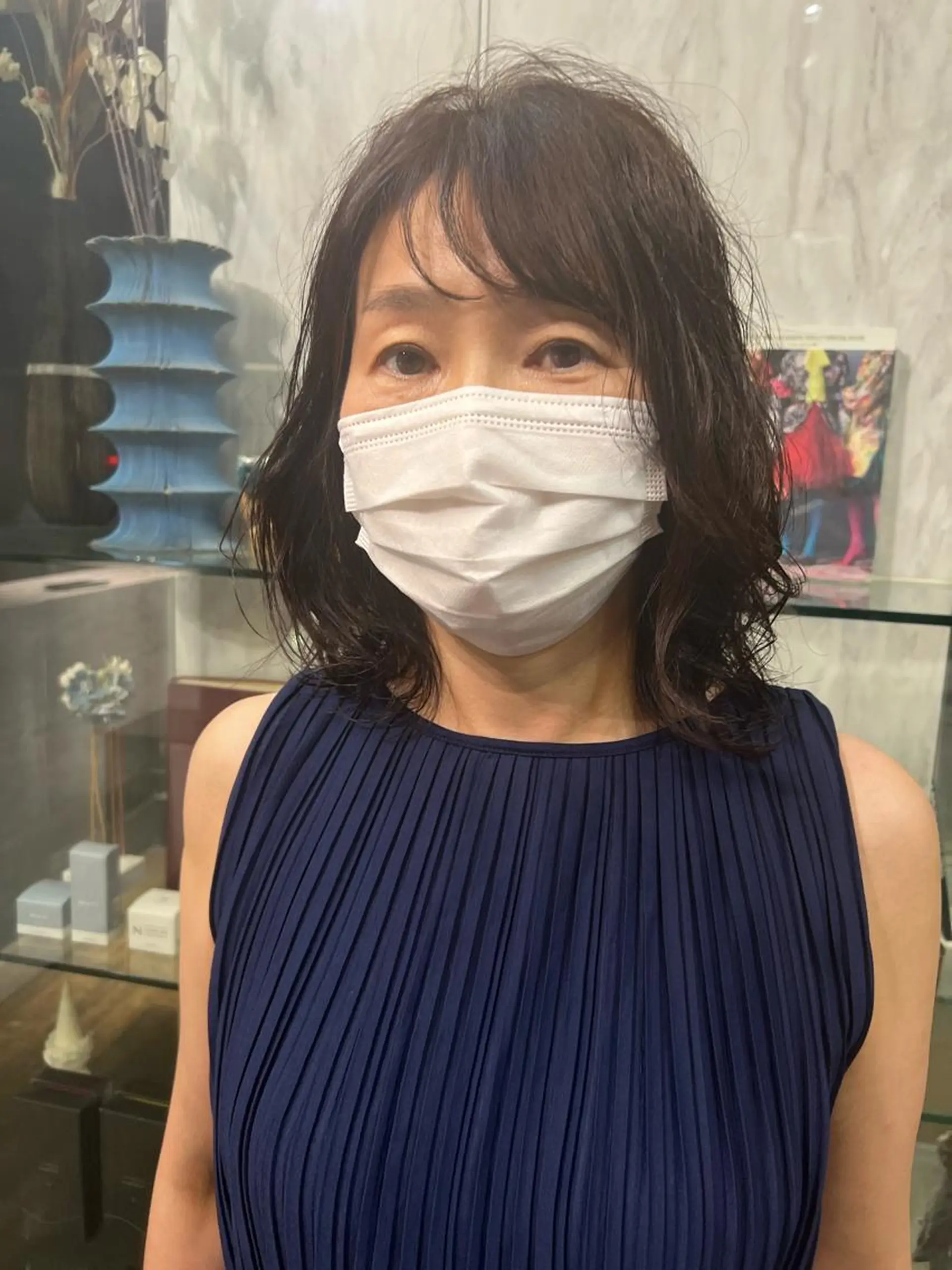 ミディアム パーマ パーマ ROBBY所属・松井美樹/似合わせ ガーリー・韓国のヘアスタイル