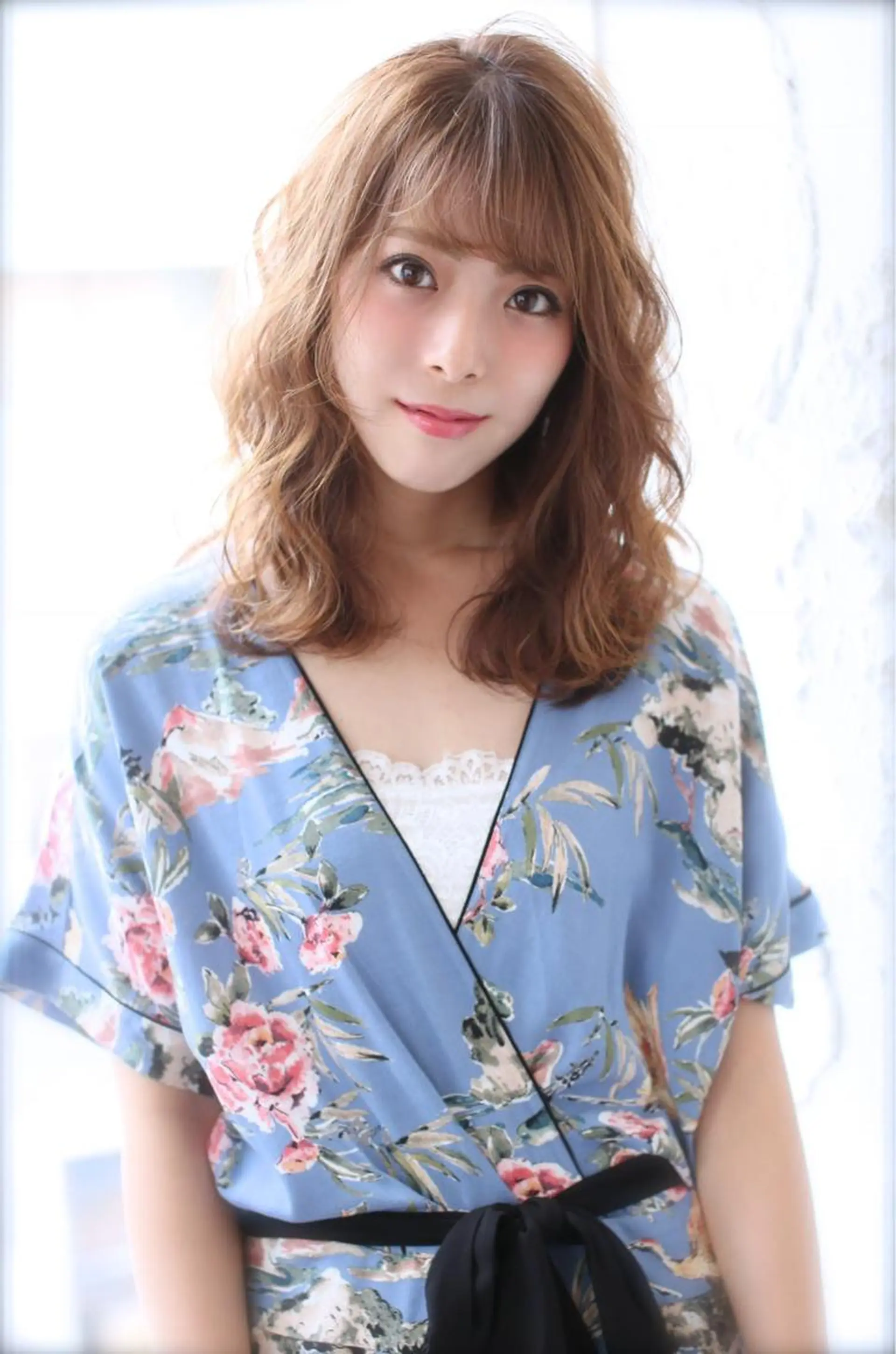 セミロング カラー ケアカラー/縮毛矯正 /レイヤー/板垣光采のヘアスタイル