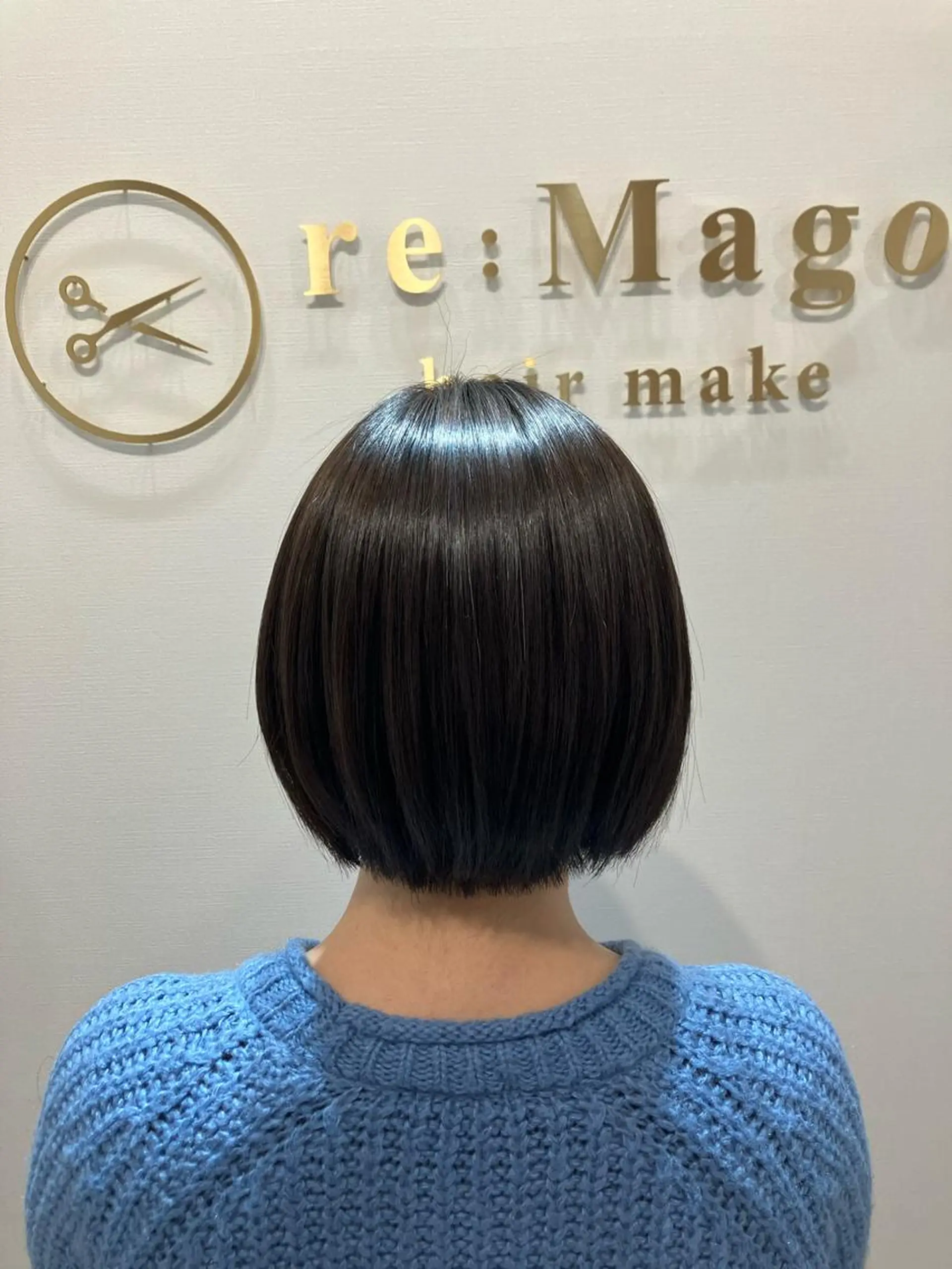 ショート カラー ヘアアレンジ キッズ カット ヘアカラー トリートメント 横浜関内髪質改善 re:Magoのヘアスタイル
