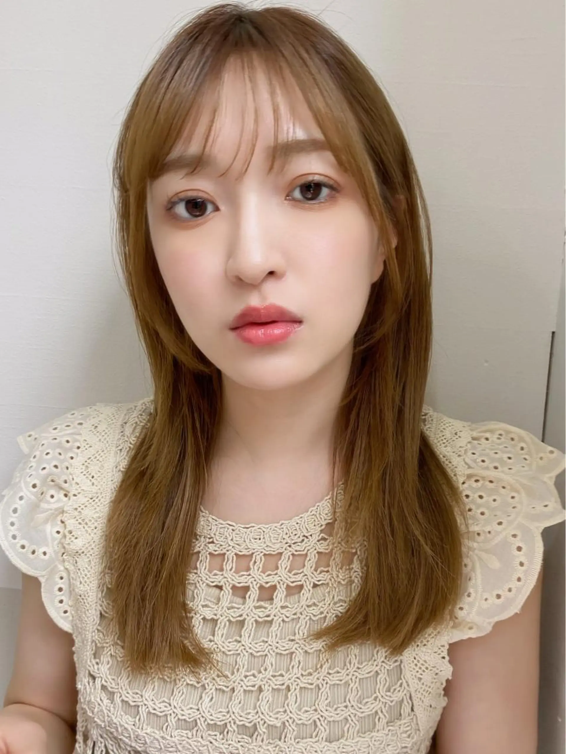 セミロング カラー 🪭risa 暖色/レイヤー🪭のヘアスタイル