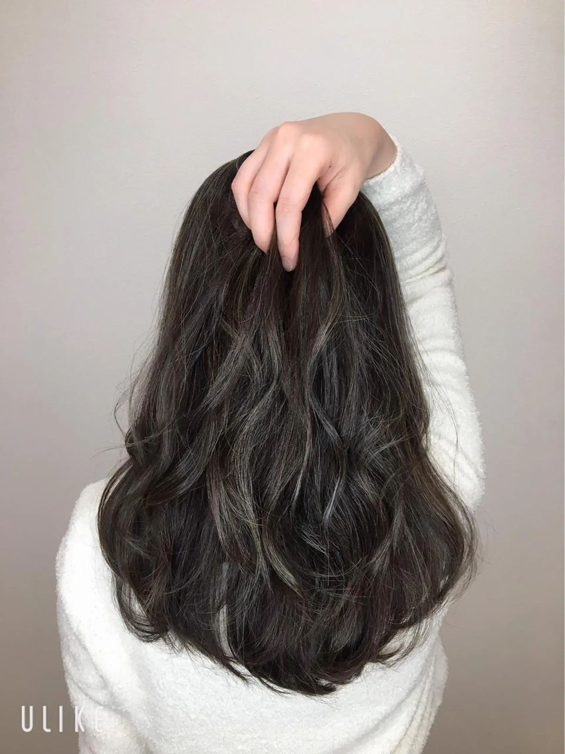 セミロング カラー パーマ ヘアアレンジ メンズ キッズ マツエク・マツパ グレージュ Luela堅田所属・田中 裕士のヘアスタイル