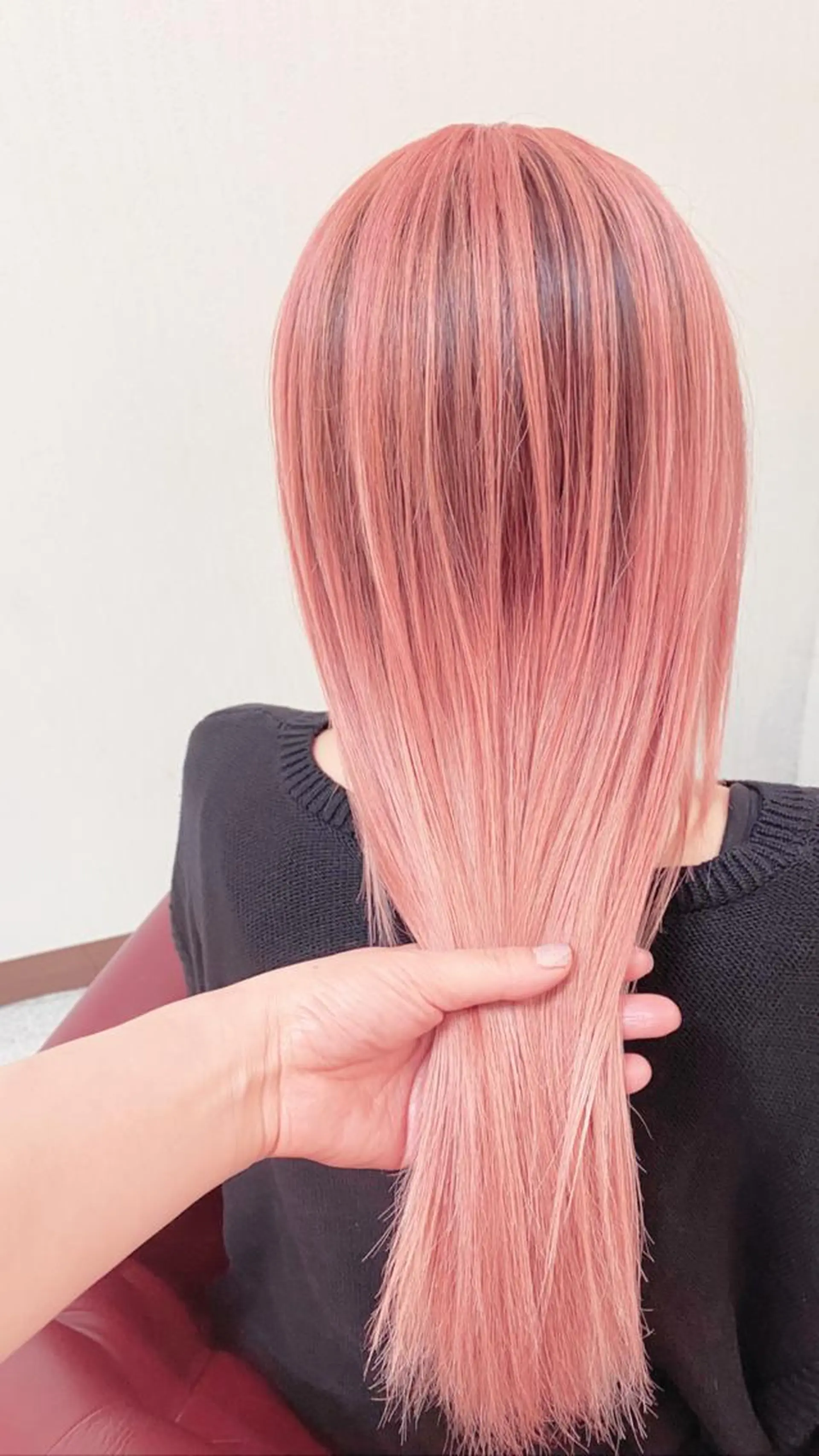 セミロング カラー アイブロウ バレイヤージュ 眉カラー レイヤーカット YURI ✨のヘアスタイル