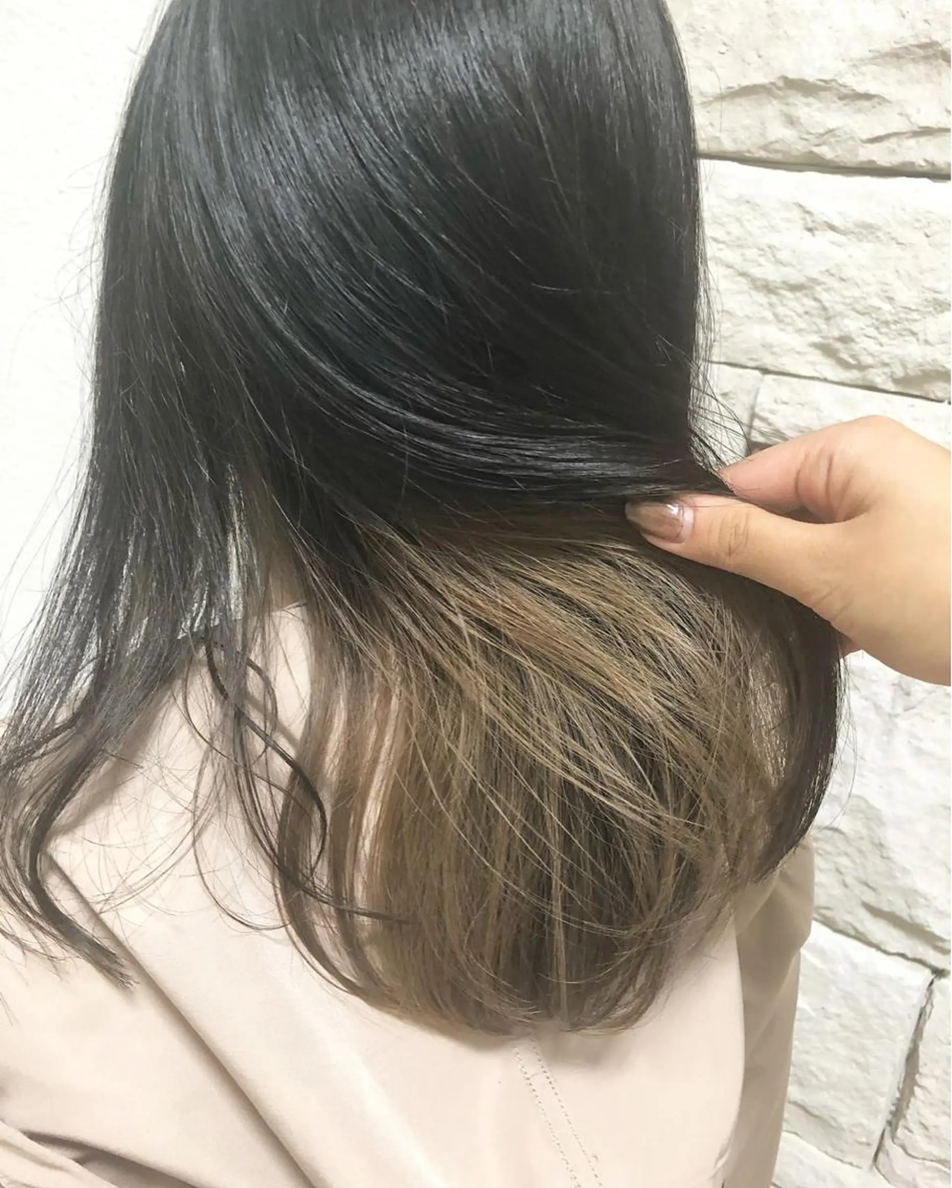 ロング カラー ヘアアレンジ メンズ キッズ ネイル マツエク・マツパ GO TODAY SHAiRE SALON所属・透明感カラー🤎 ゆりのヘアスタイル