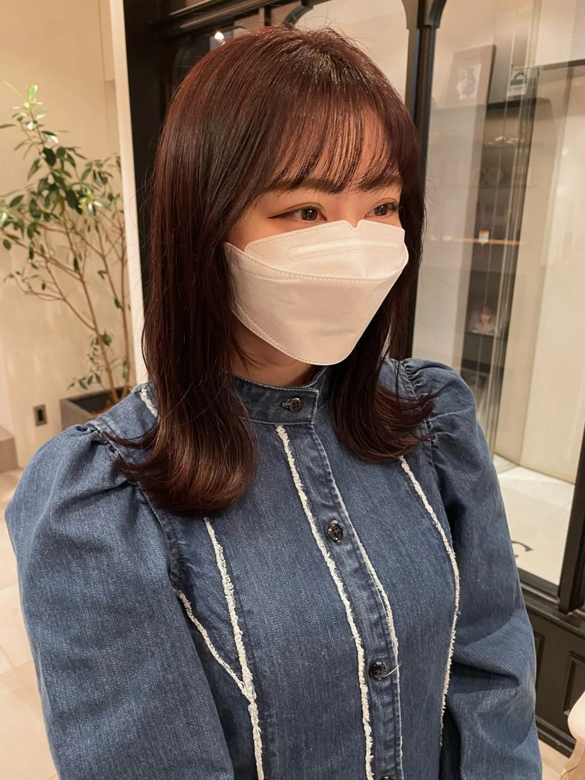 セミロング カラー ヘアカラー riria/ボブ /ブラウンカラー🎀のヘアスタイル