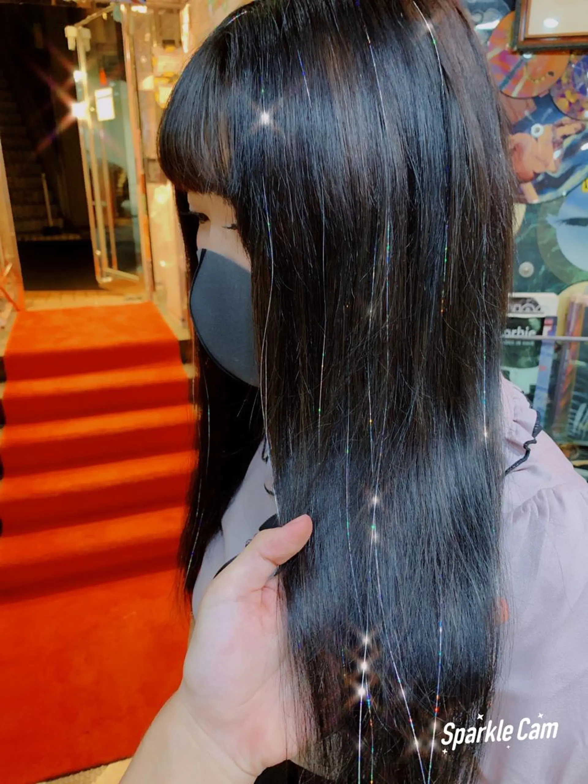 ロング カラー ヘアアレンジ エクステ haco+所属・🌈派手髪エクステ ブレイズ🌈ひろとのヘアスタイル