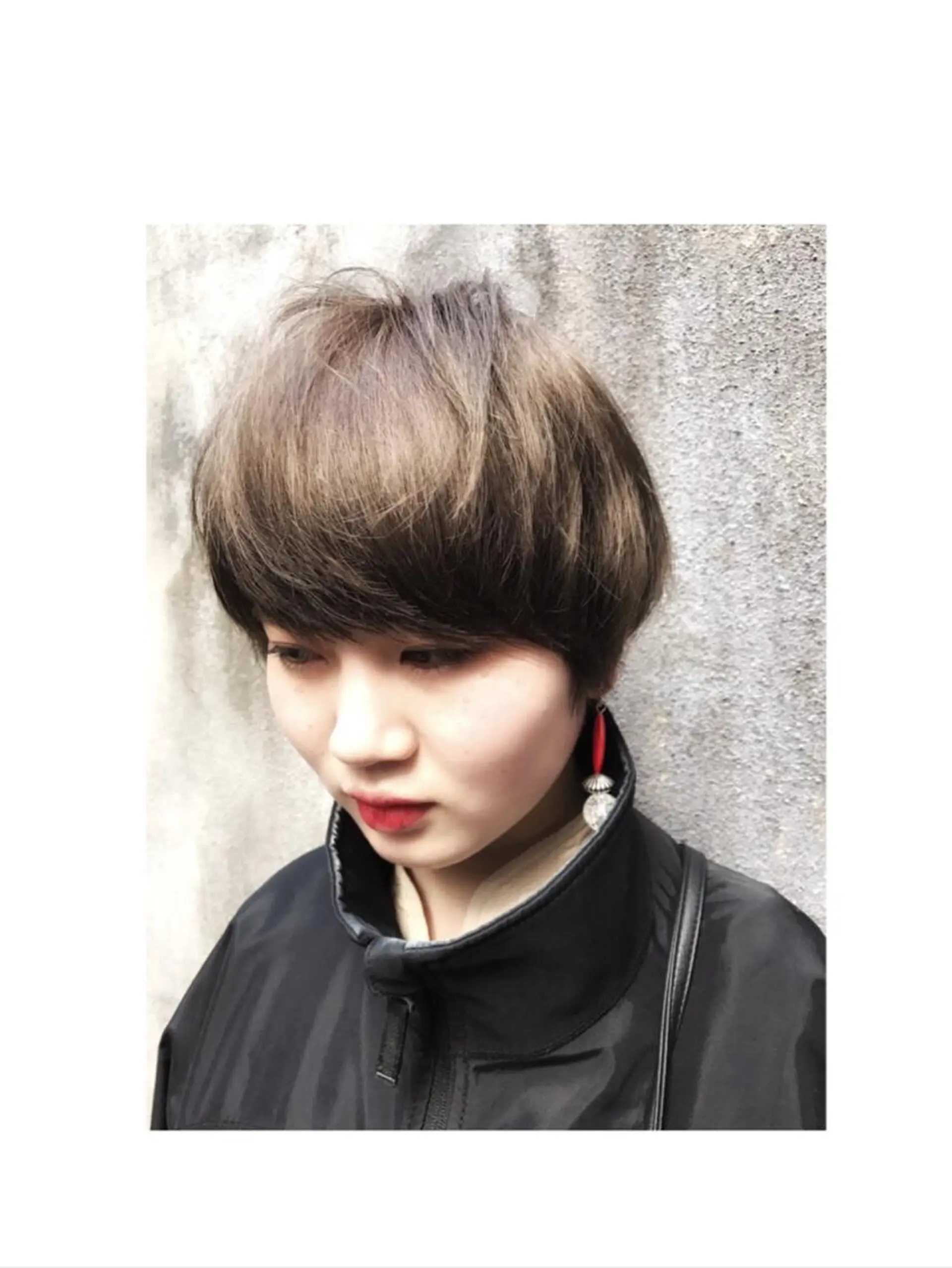 ショート カラー ベージュカラー イルミナカラー vato マンツーマンサロンのヘアスタイル