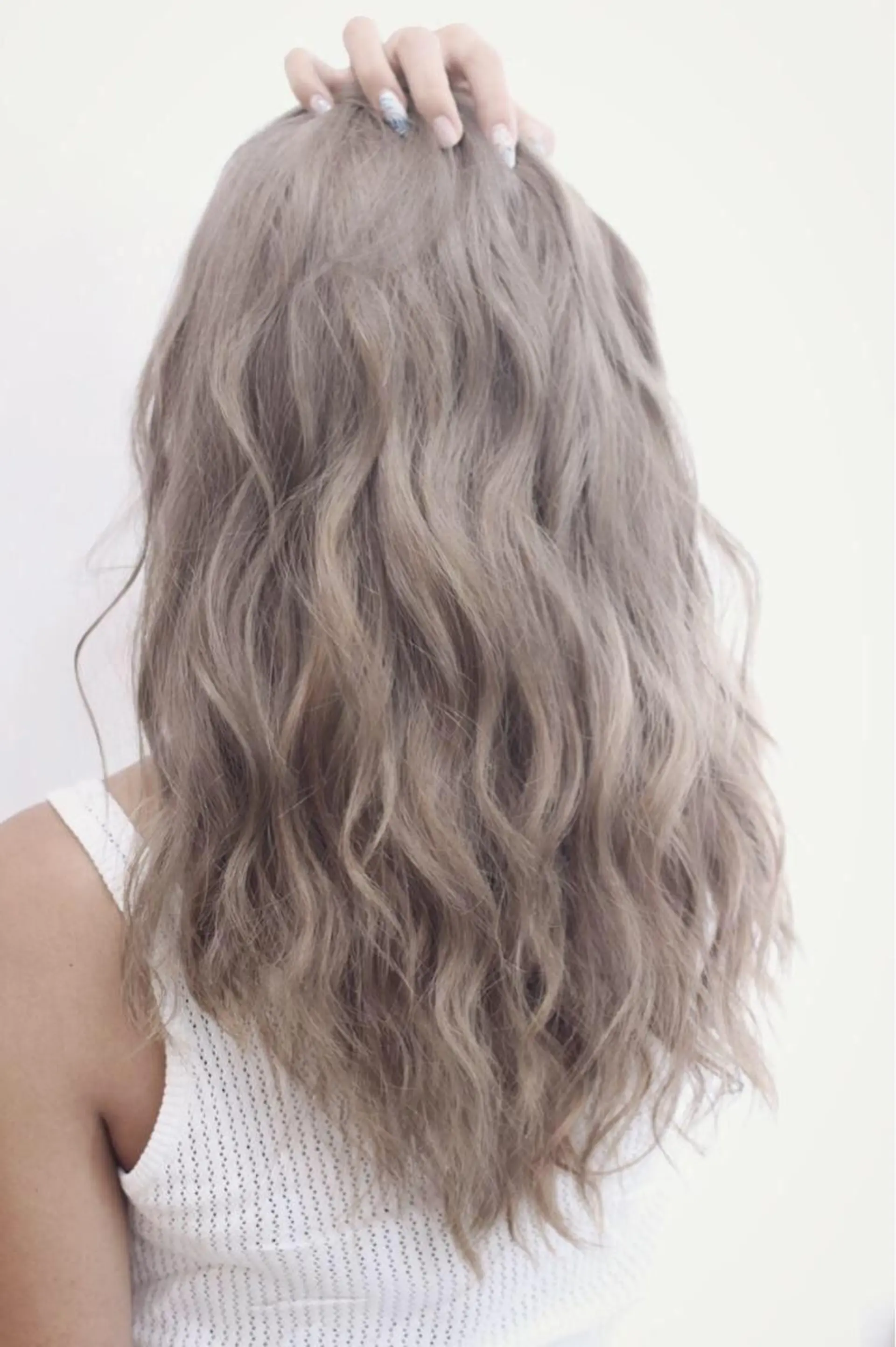 ロング カラー チビ編み込みエクステ シールEXどぅ〜すのヘアスタイル