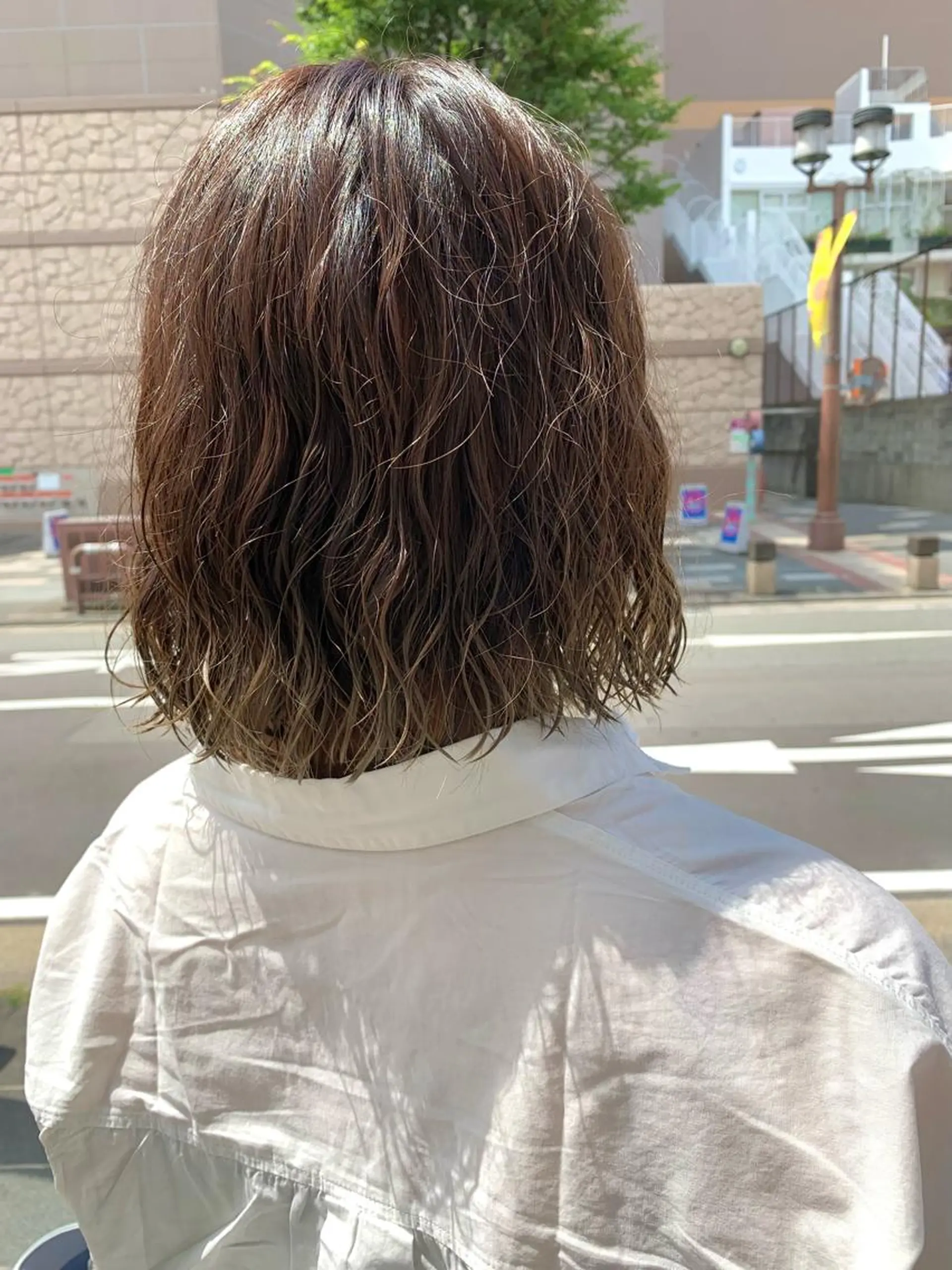 ミディアム 園 冬稀のヘアスタイル