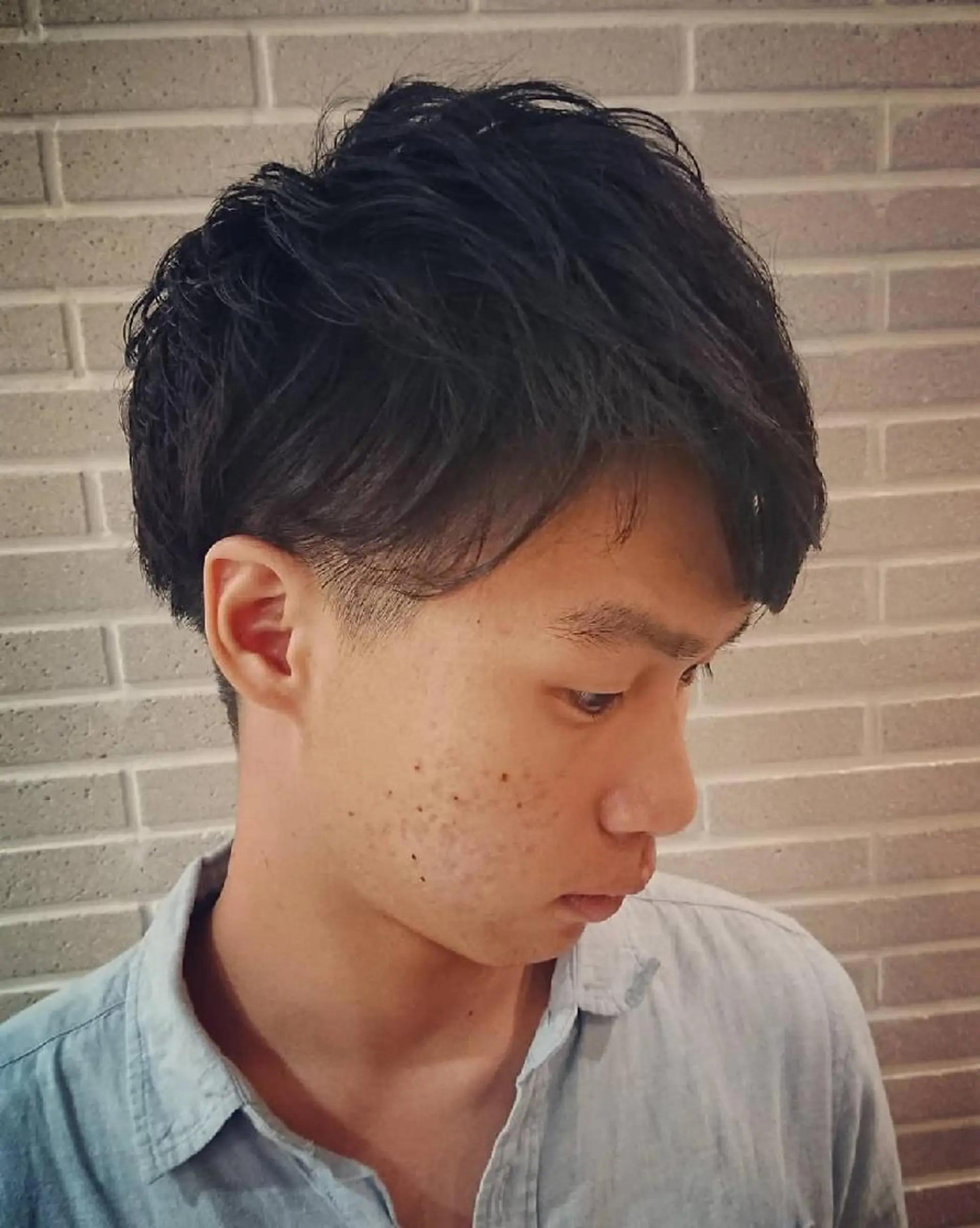 メンズ カラー パーマ ヘアアレンジ ブリーチ/ヘアケア/ 艶髪/イギチハルのヘアスタイル