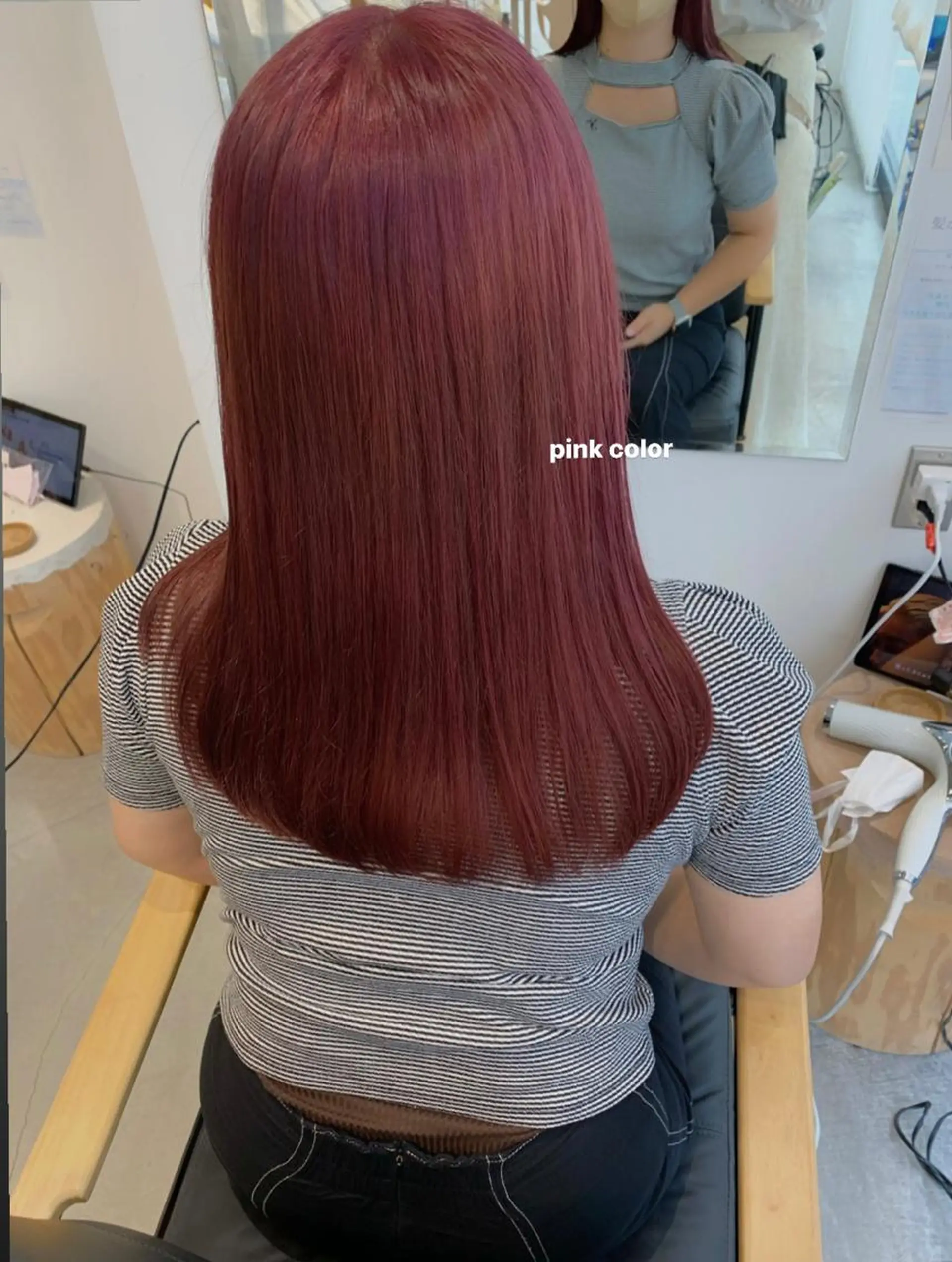 ロング カラー カット ヘアカラー トリートメント 顔周りレイヤー 🎀マリノのヘアスタイル