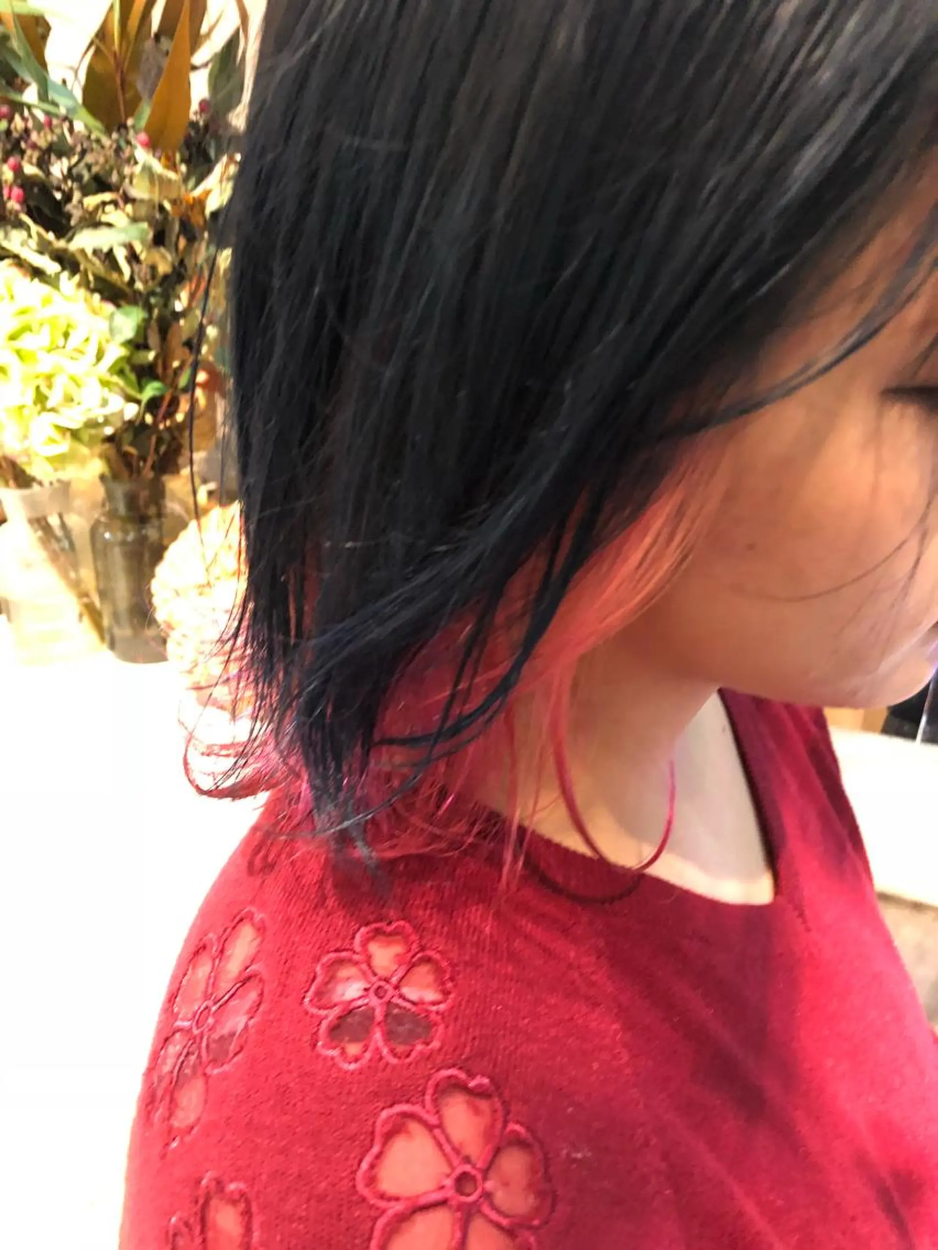 ミディアム カラー ヘアカラー トリートメント IVORY.所属・🟩白髪ぼかし/ボブ /ショートヘア/大司のヘアスタイル