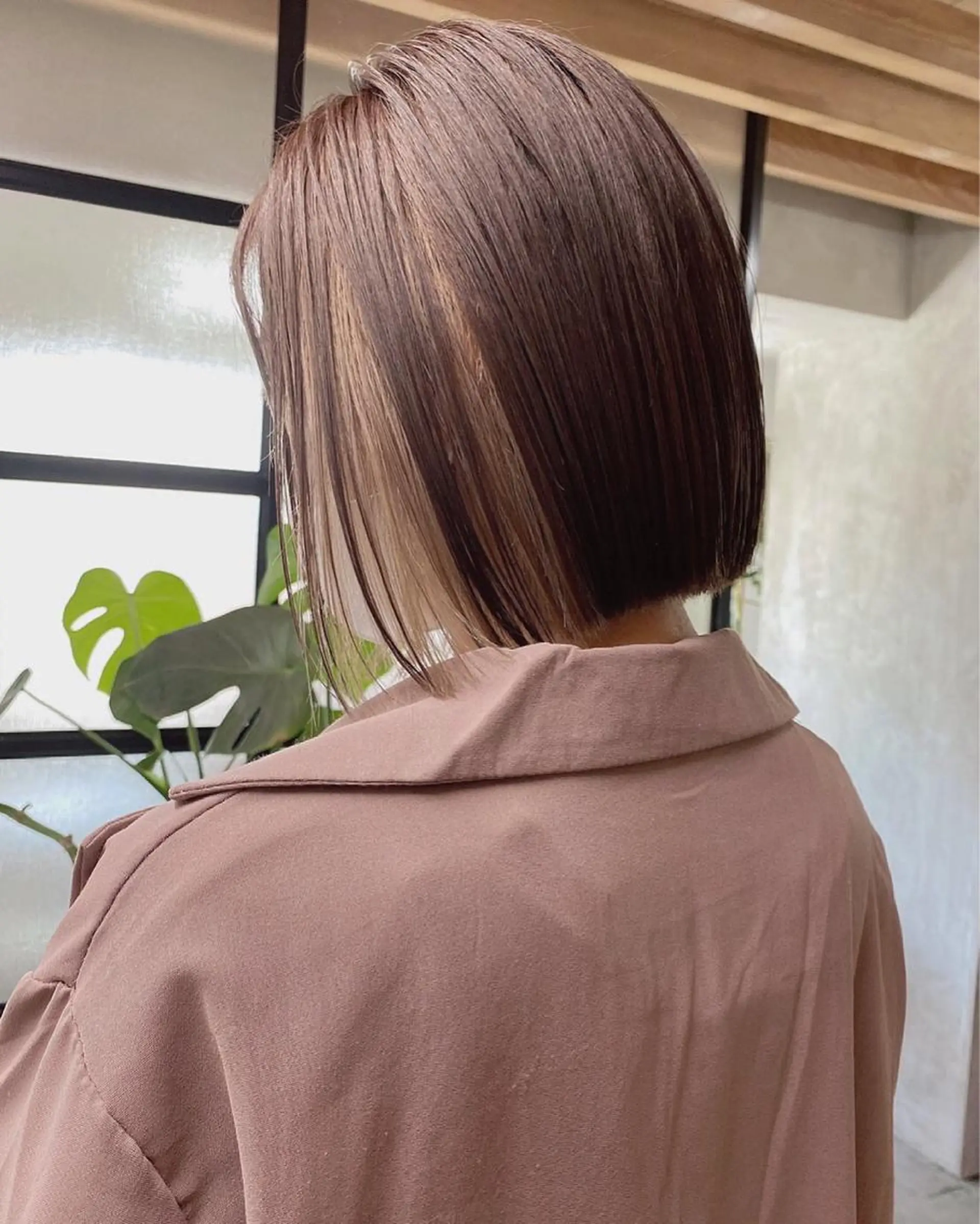 ショート カット ヘアカラー トリートメント ボブ×縮毛矯正 ryotaのヘアスタイル